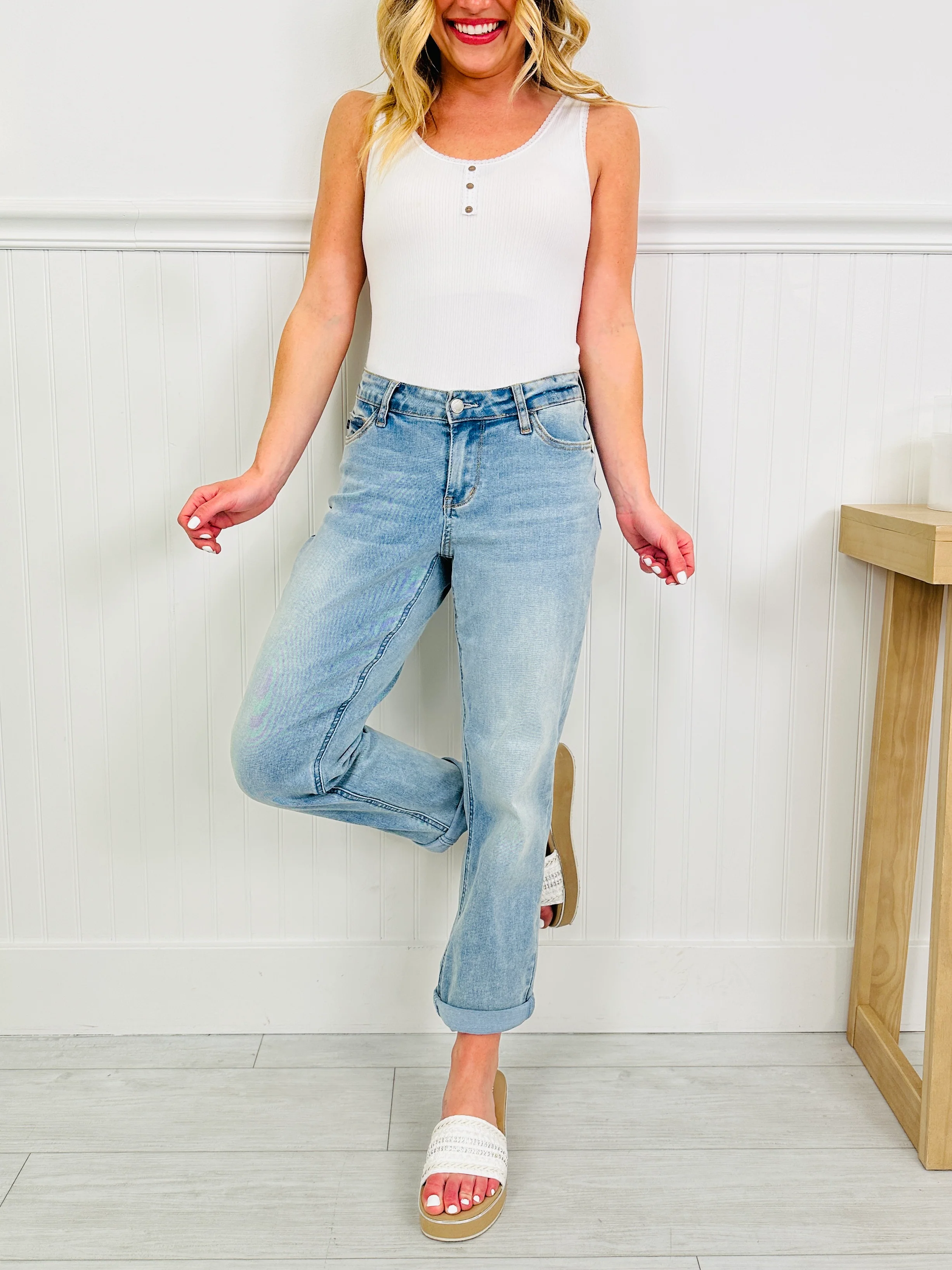 Judy Blue Keep Your Cool Cooling Boyfriend Jeans - Image 3