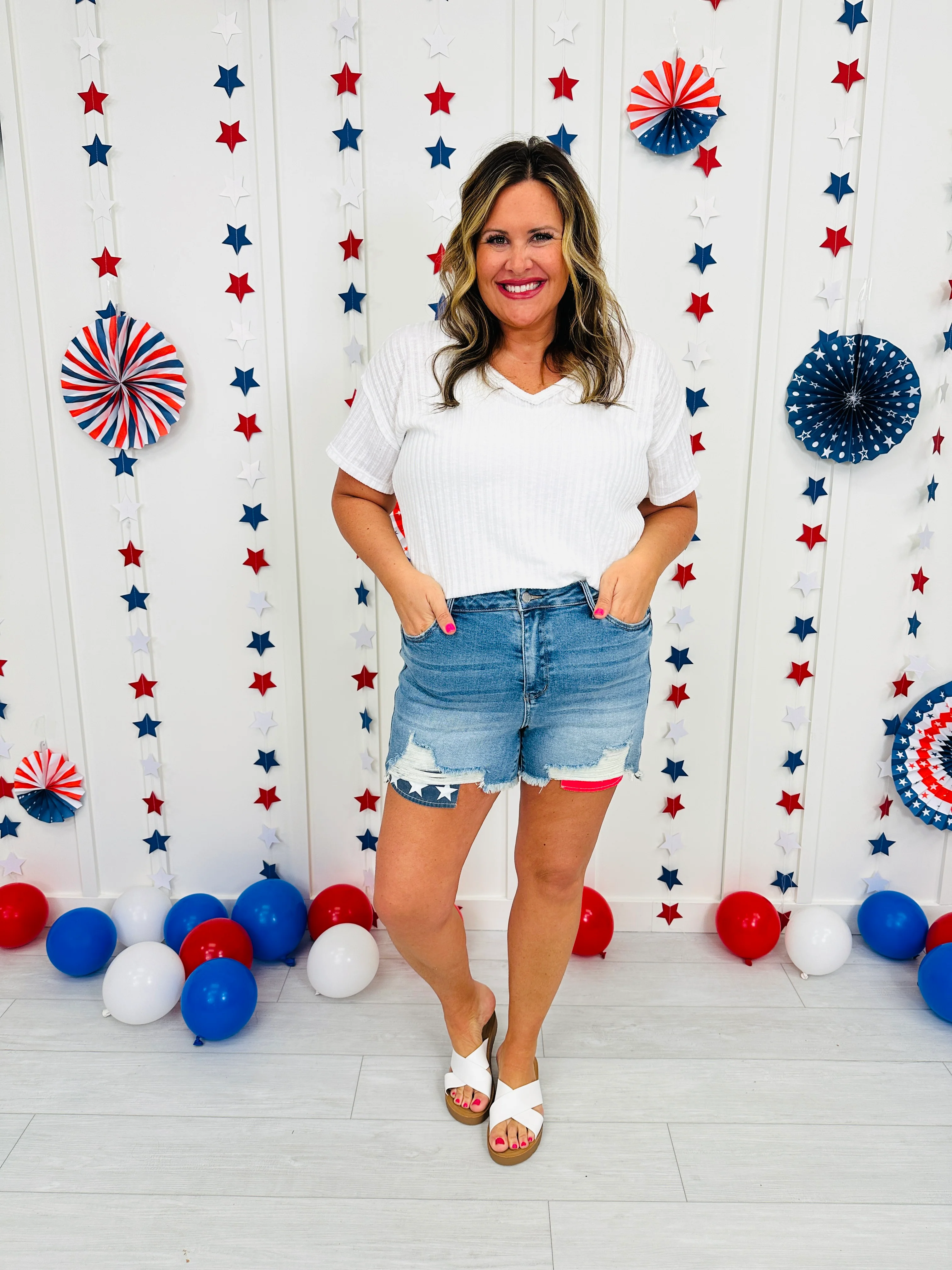 Judy Blue Land of the Free Shorts - Image 12