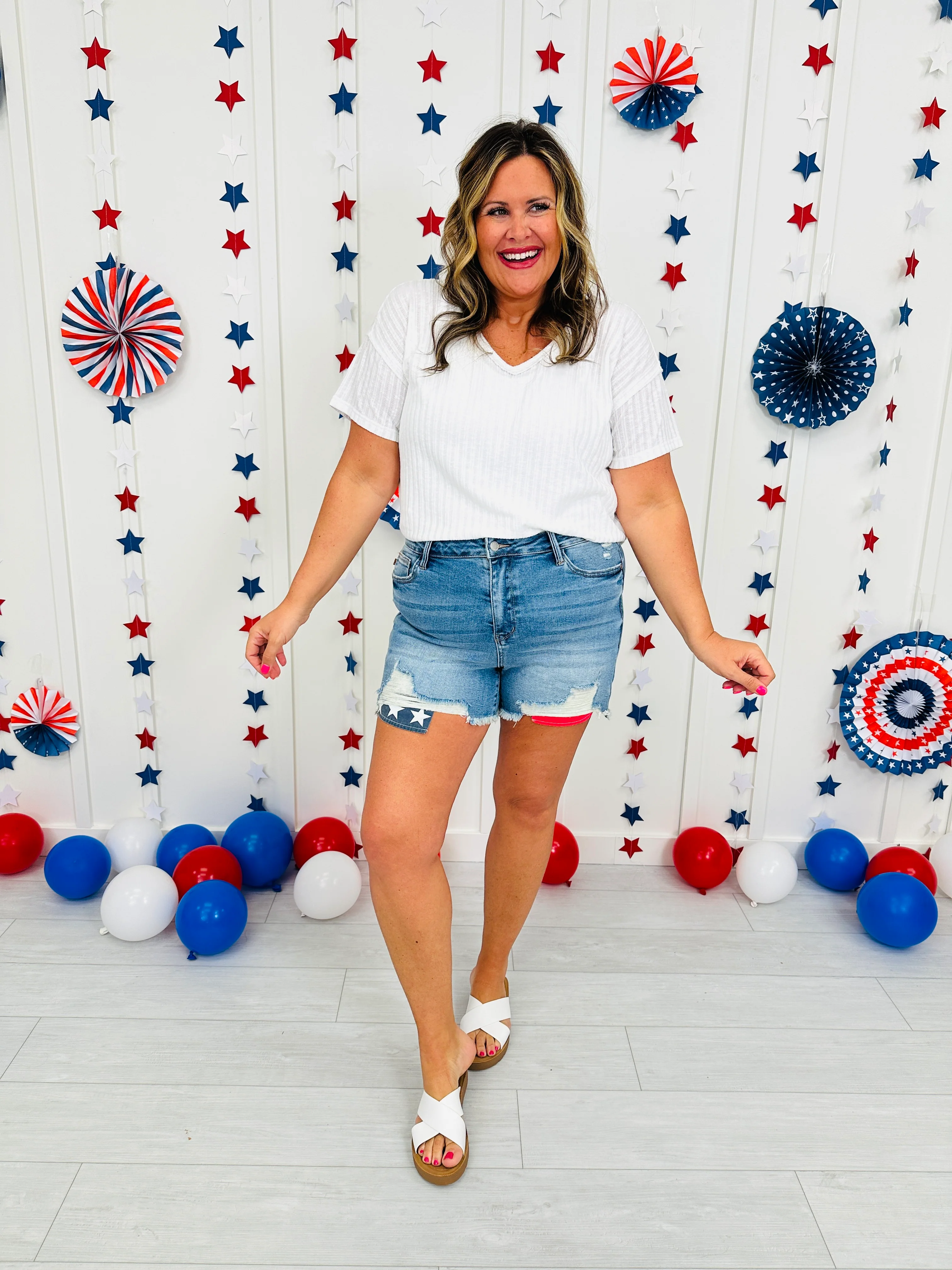 Judy Blue Land of the Free Shorts - Image 13