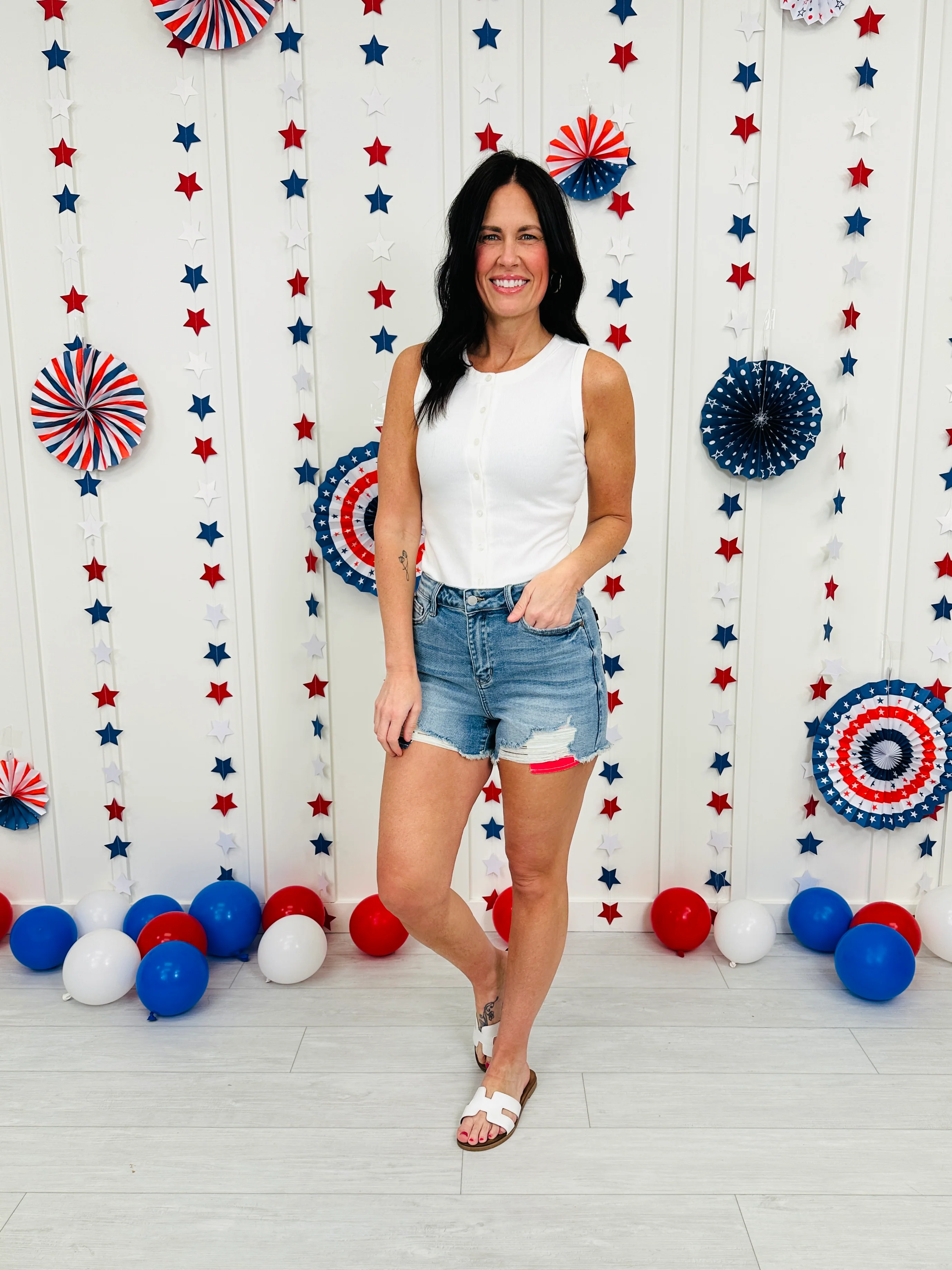 Judy Blue Land of the Free Shorts - Image 14