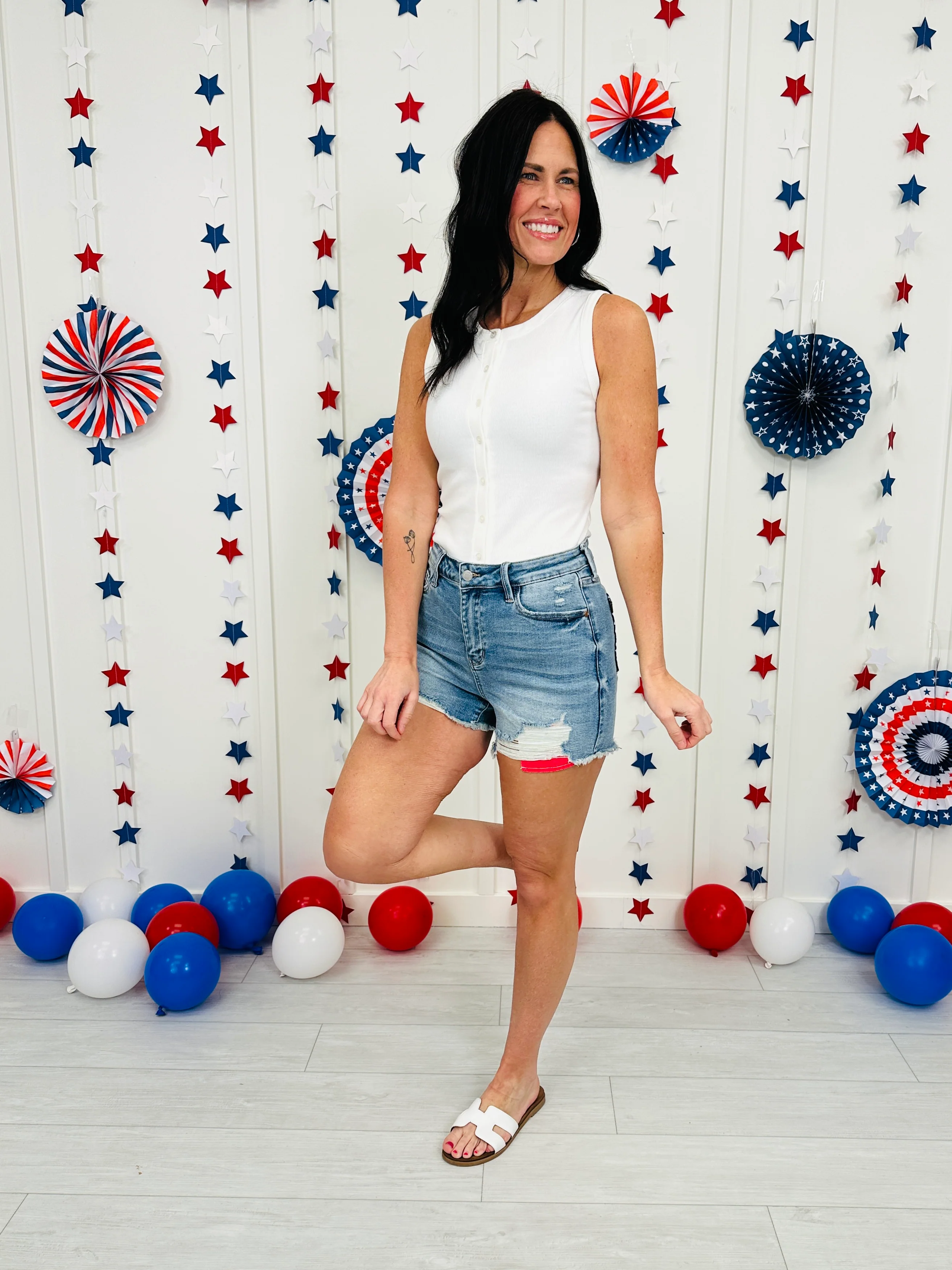Judy Blue Land of the Free Shorts - Image 15