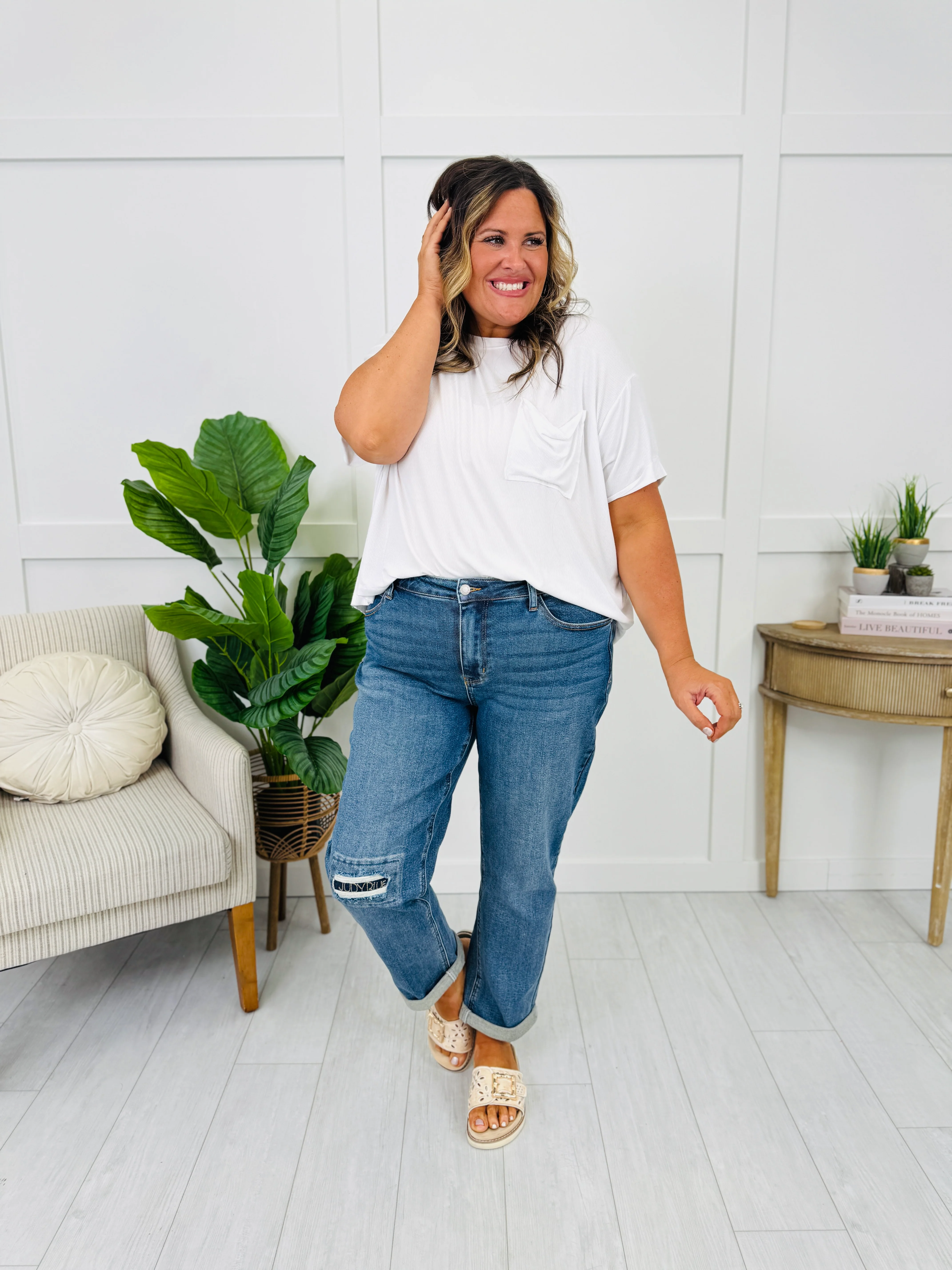 Judy Blue Patch Perfect Boyfriend Jeans - Image 11