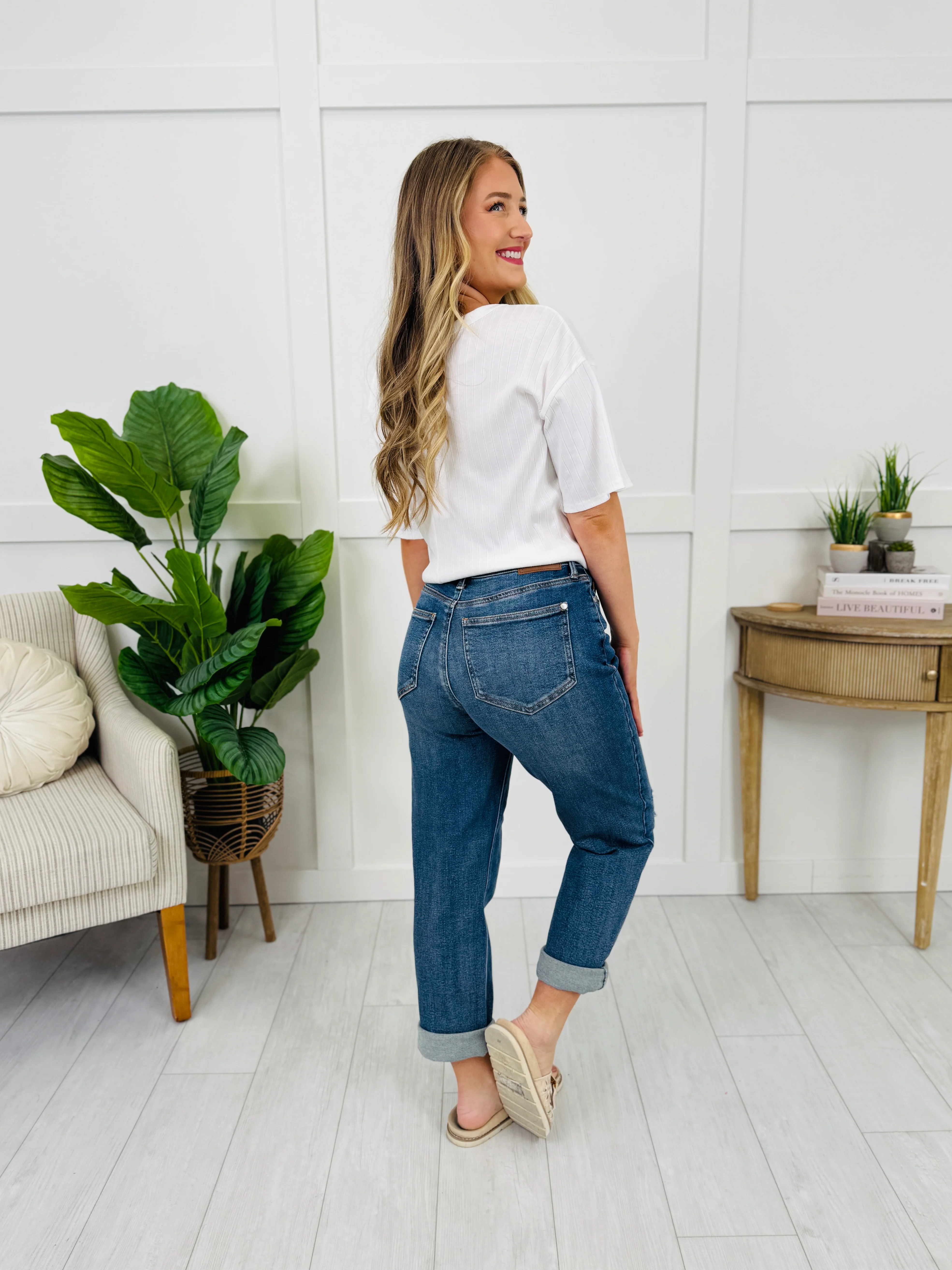 Judy Blue Patch Perfect Boyfriend Jeans - Image 5