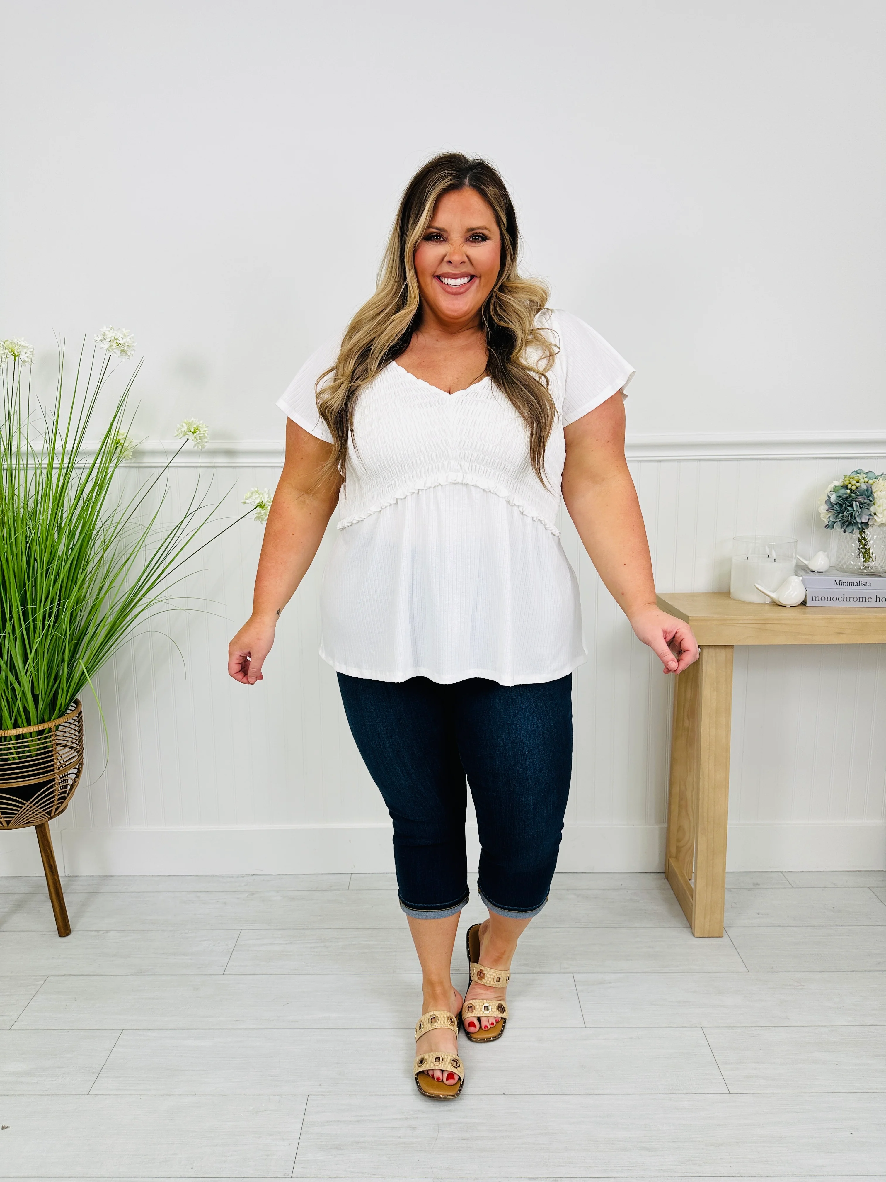 Judy Blue New Beginnings Cuffed Capri Jeans - Image 12