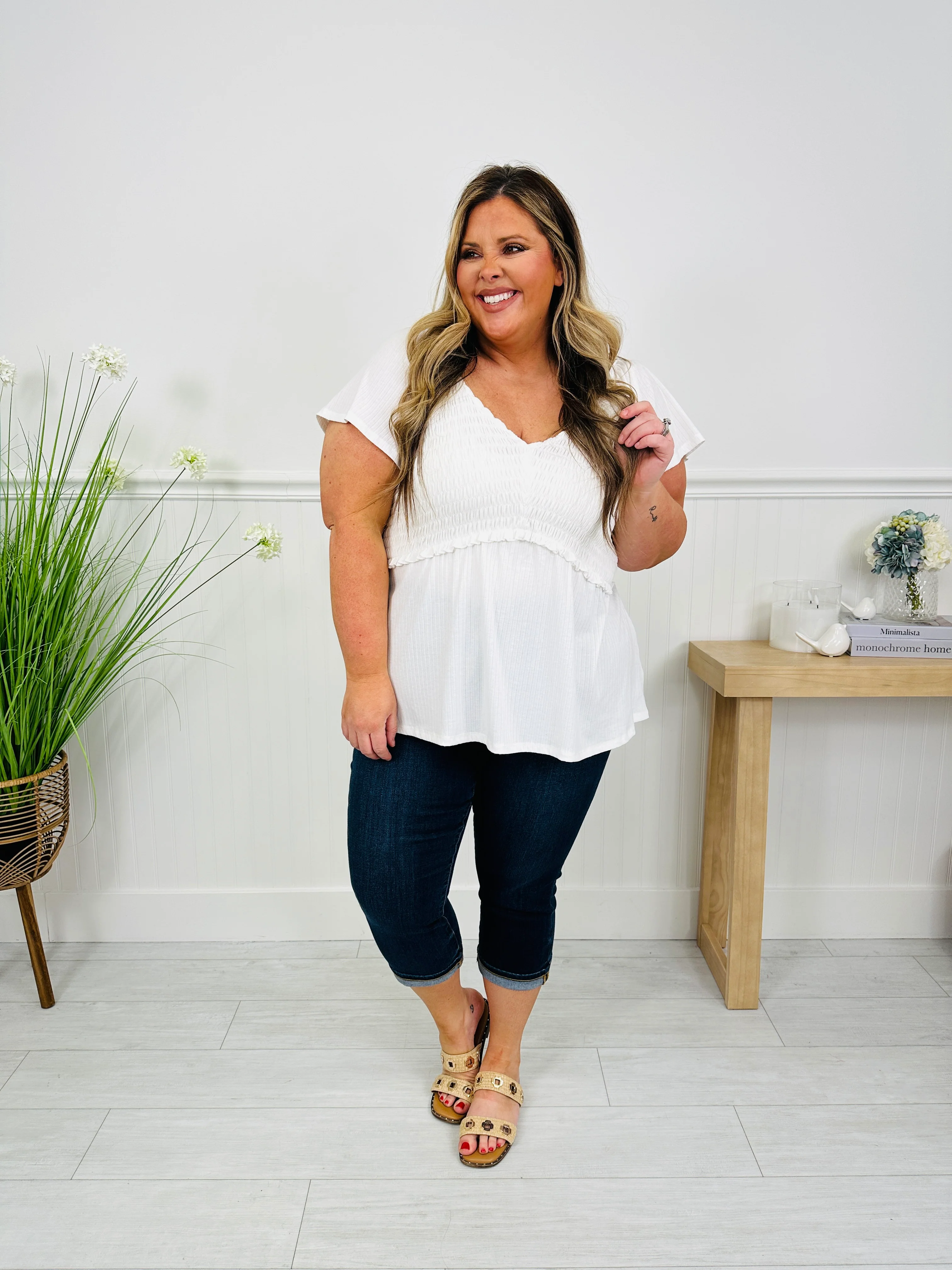 Judy Blue New Beginnings Cuffed Capri Jeans - Image 14