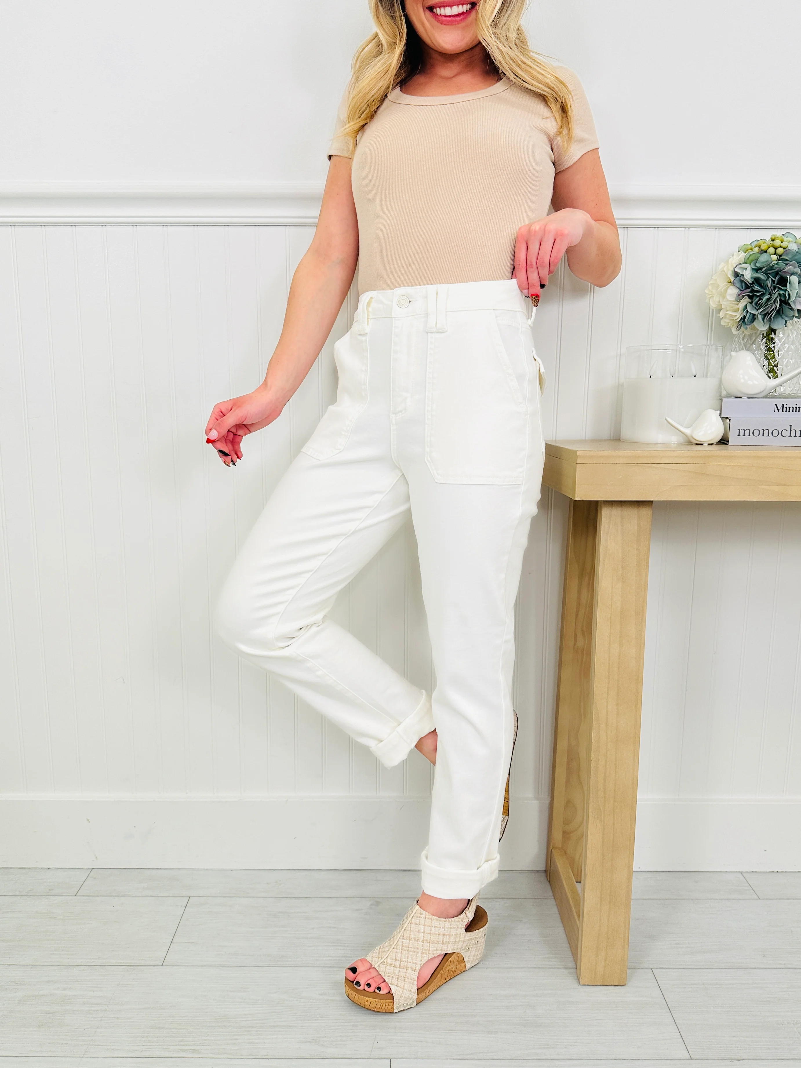 Judy Blue Out With The Old White Weekender Jeans - Image 3