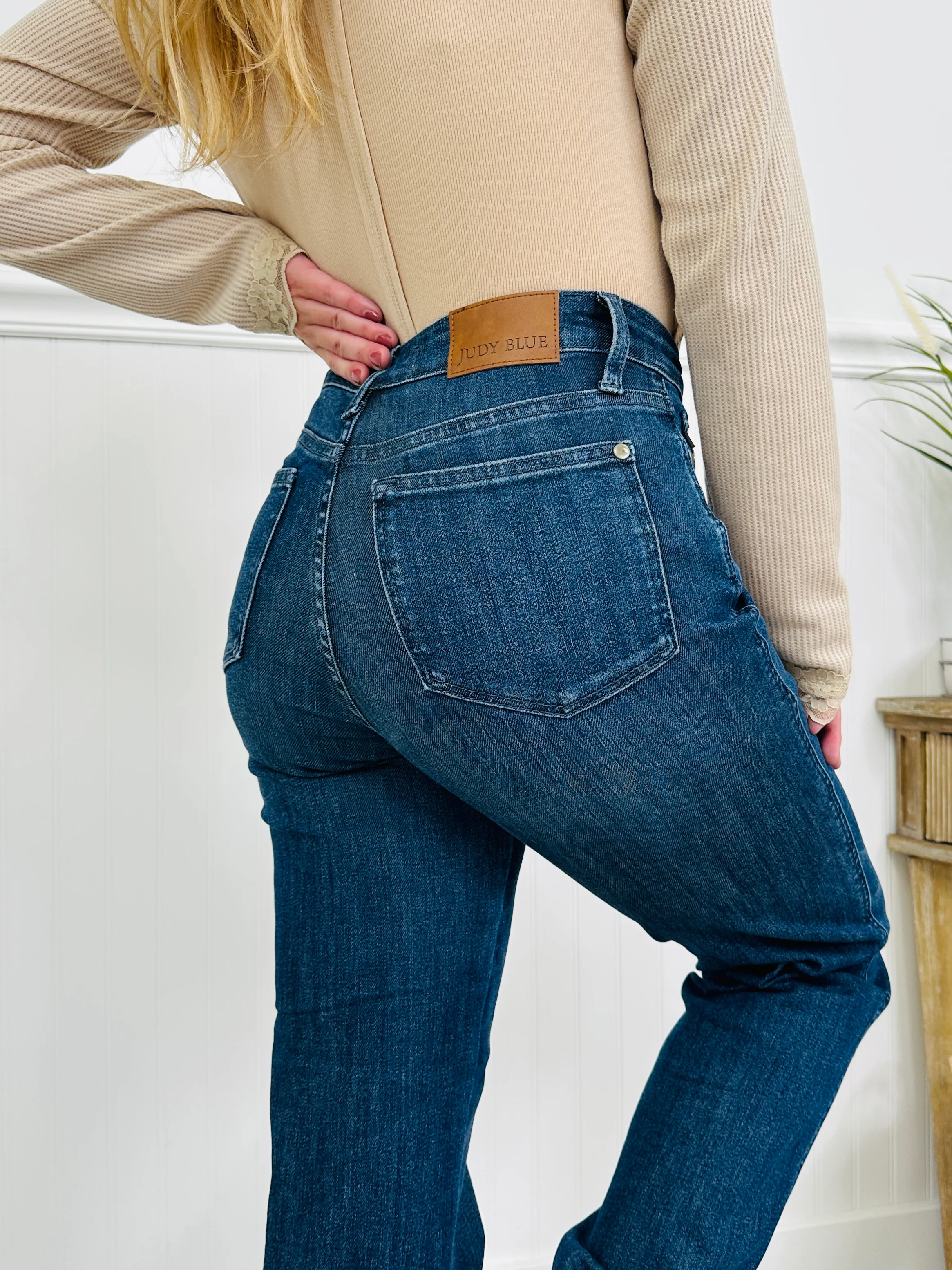 Judy Blue Be In Control Tummy Control Straight Jeans in Regular and Petite - Image 10