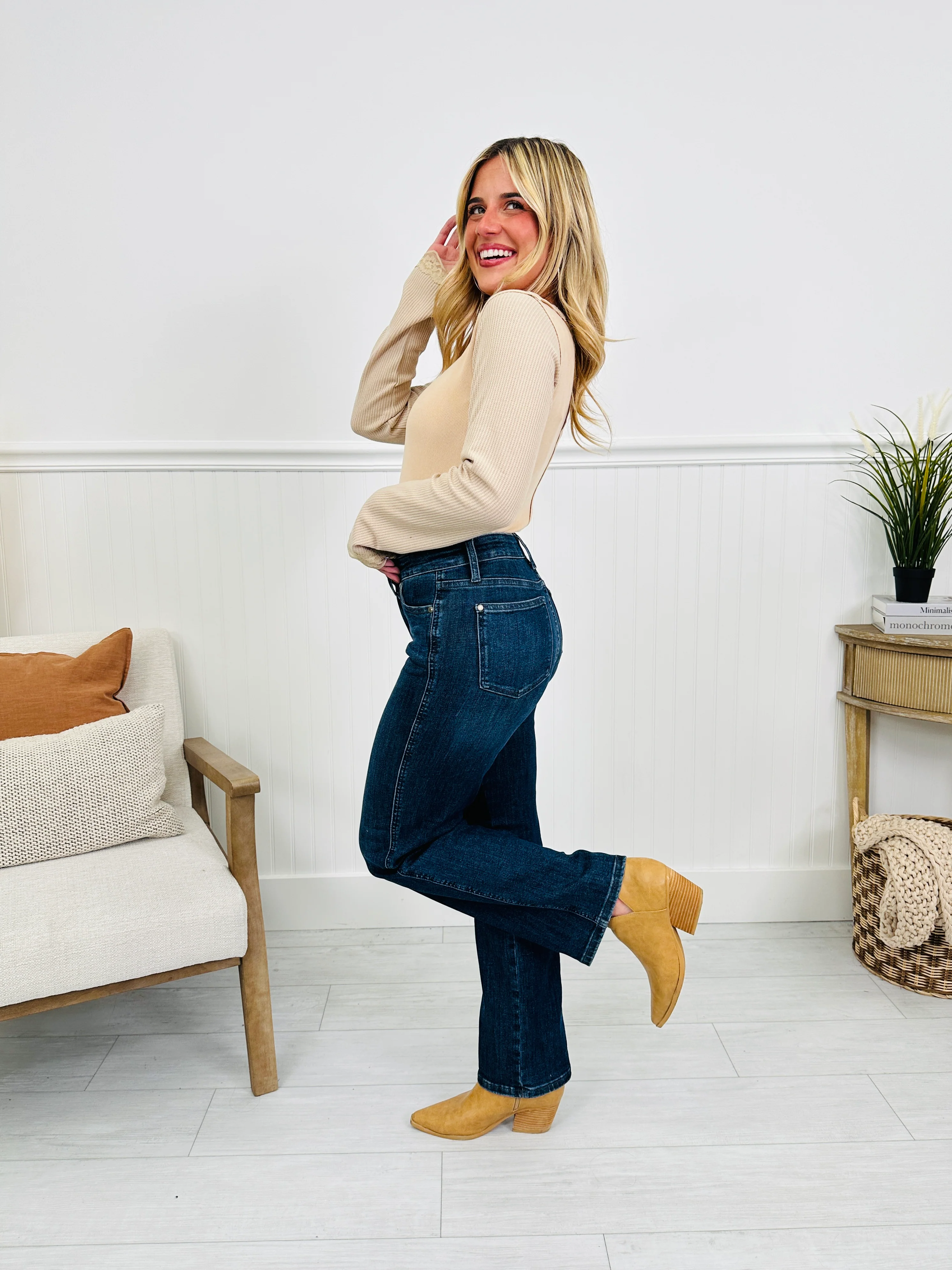 Judy Blue Be In Control Tummy Control Straight Jeans in Regular and Petite - Image 12