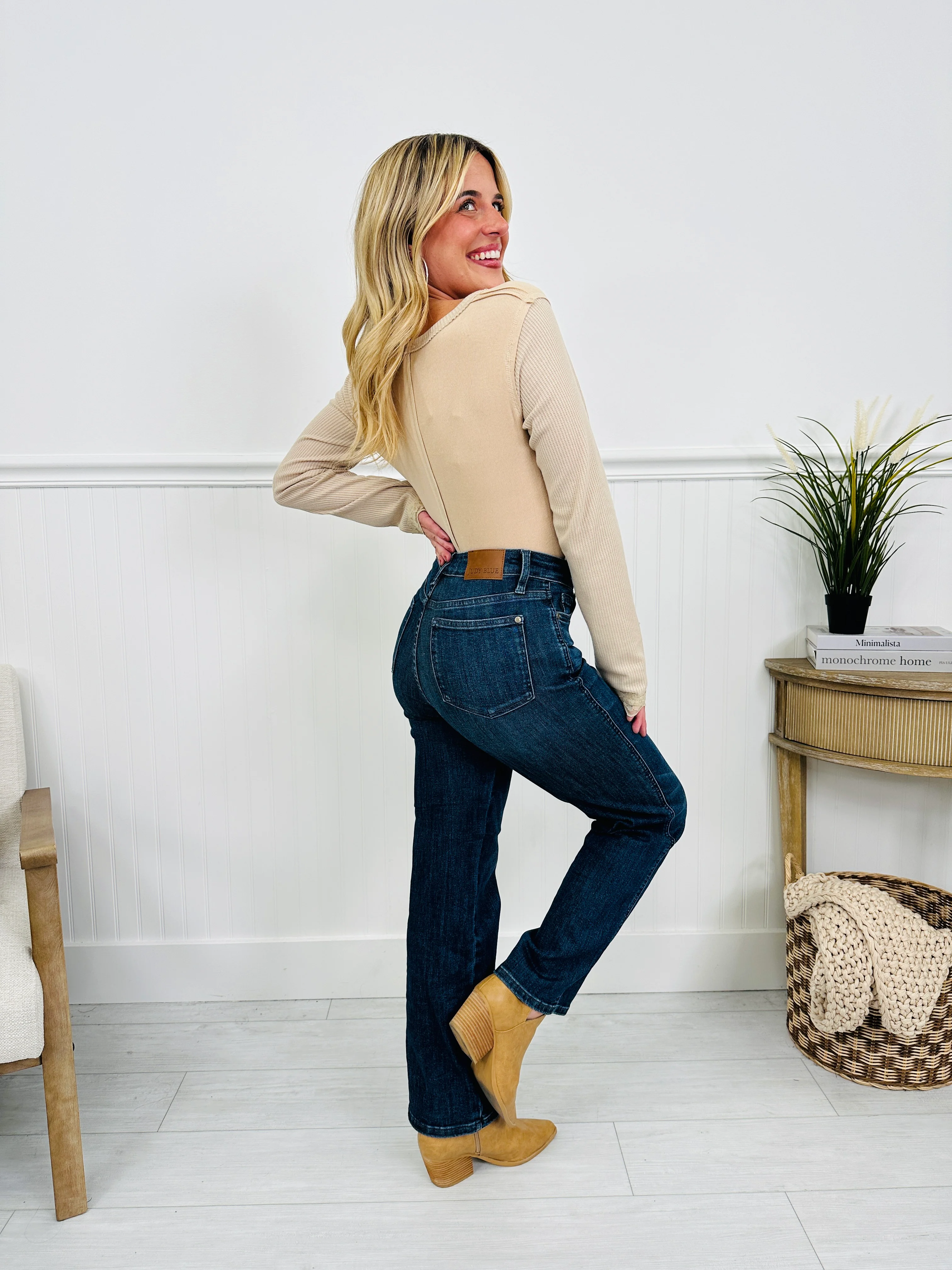 Judy Blue Be In Control Tummy Control Straight Jeans in Regular and Petite - Image 9