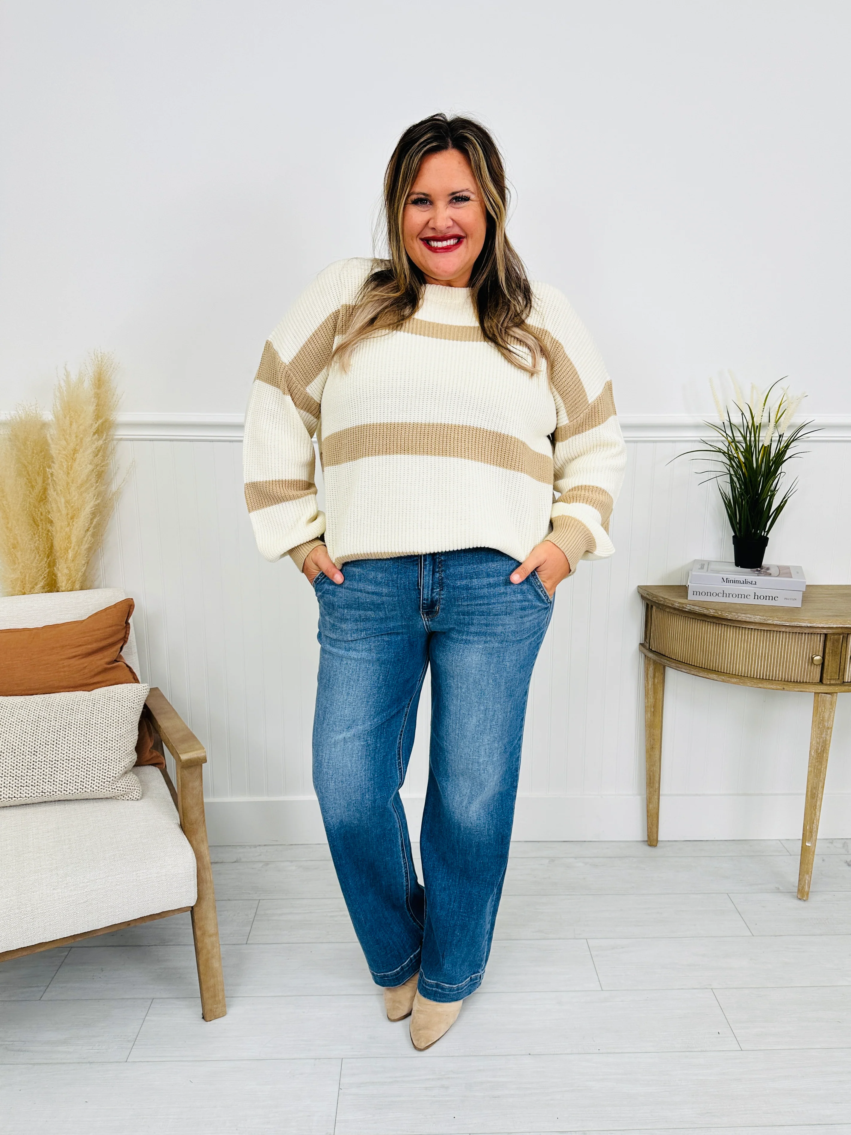 Judy Blue REG/CURVY Double Trouble Wide Leg Jeans - Image 10