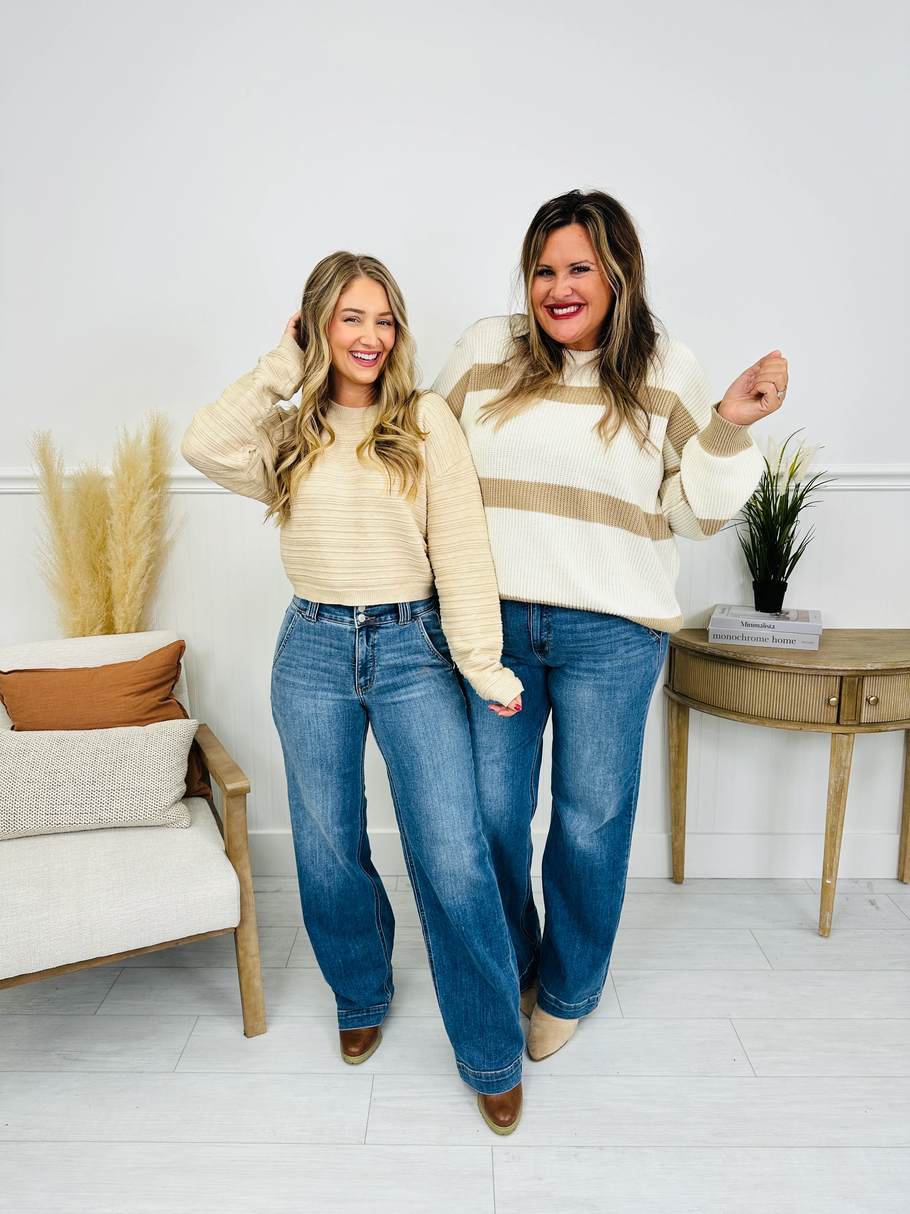 Judy Blue REG/CURVY Double Trouble Wide Leg Jeans - Image 13