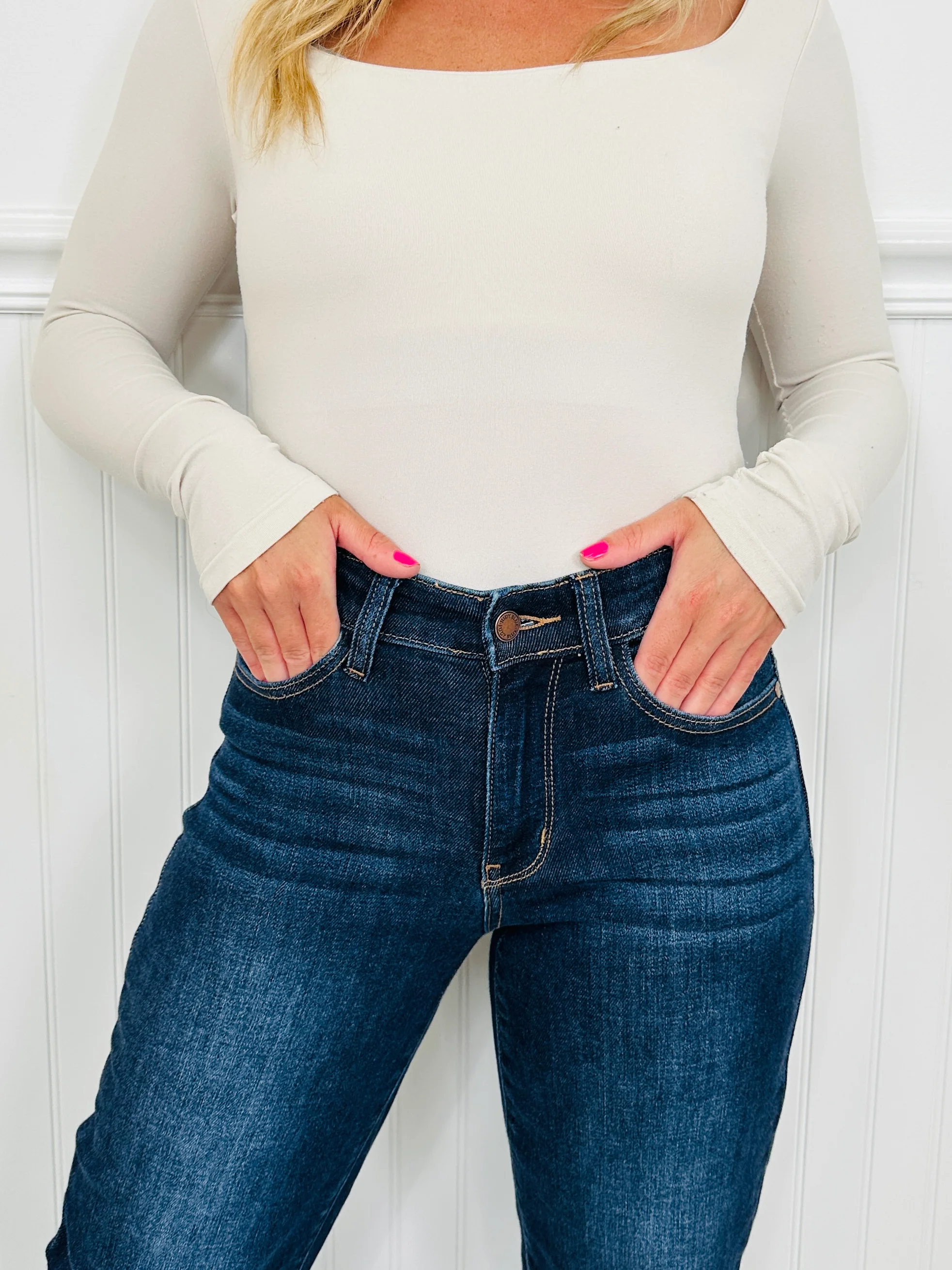 Judy Blue Keep You in The Dark Straight Leg Jeans - Image 9