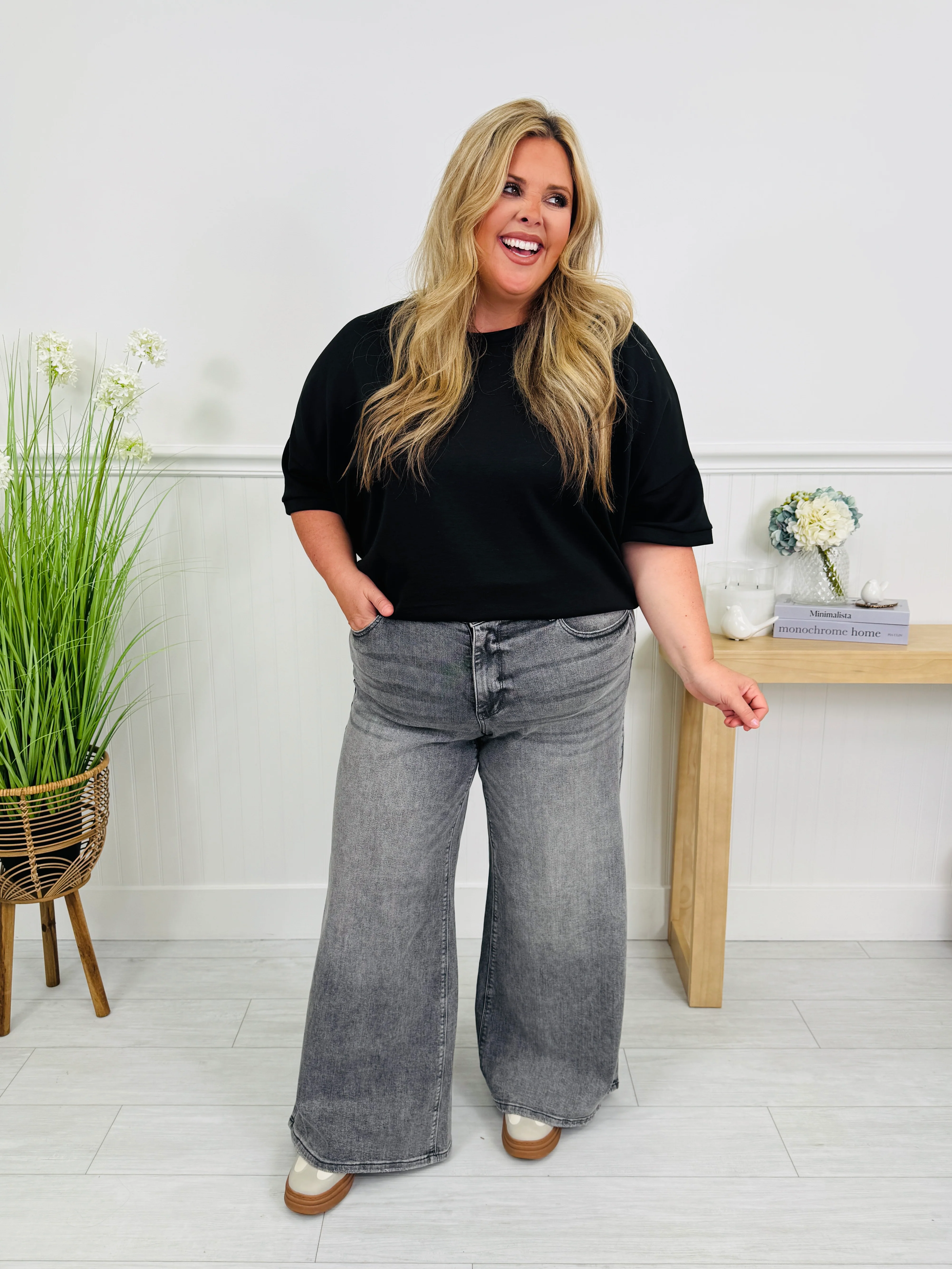 Judy Blue Smoke Show Palazzo Wide Leg Jeans - Image 14