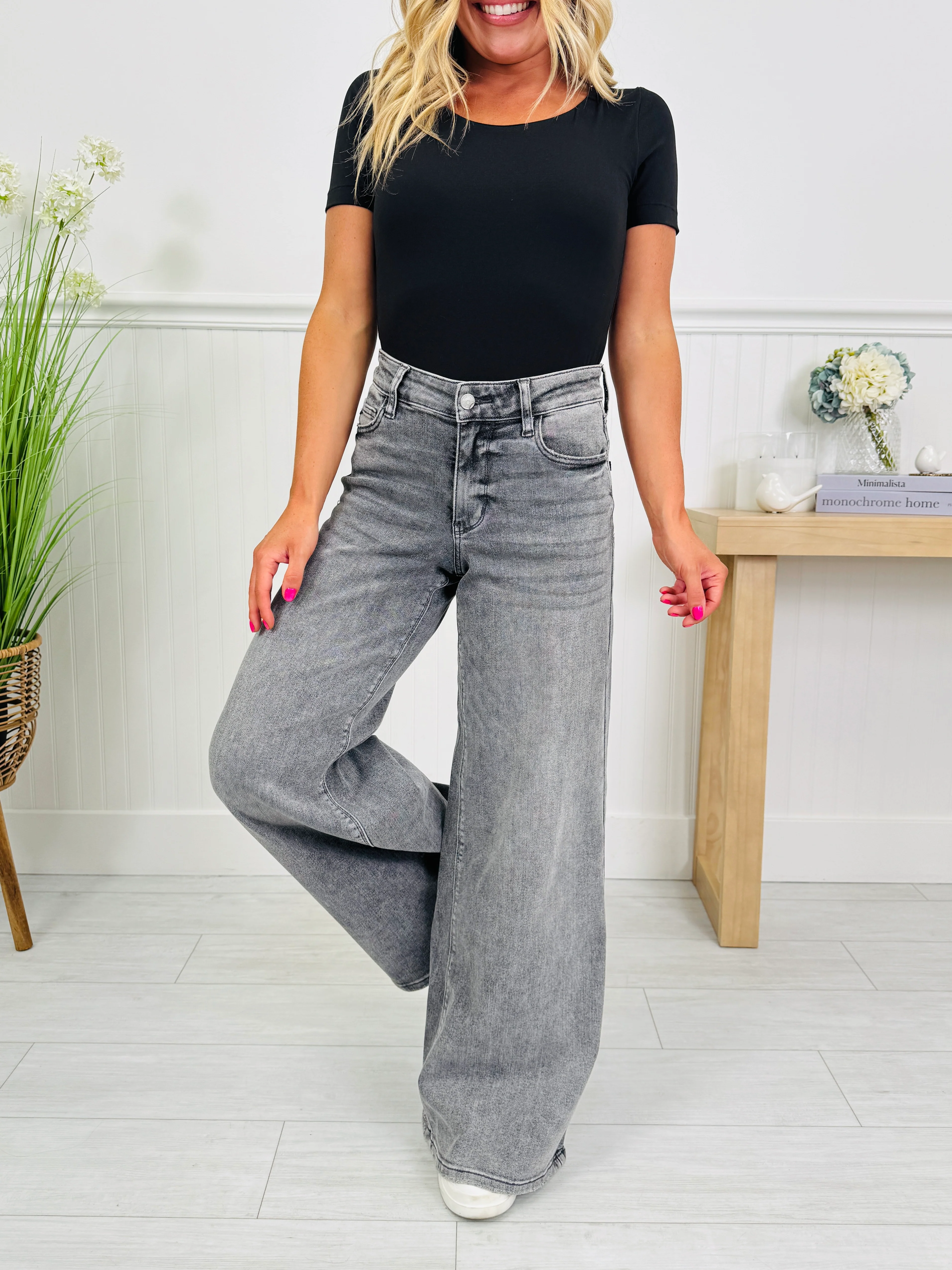Judy Blue Smoke Show Palazzo Wide Leg Jeans - Image 6