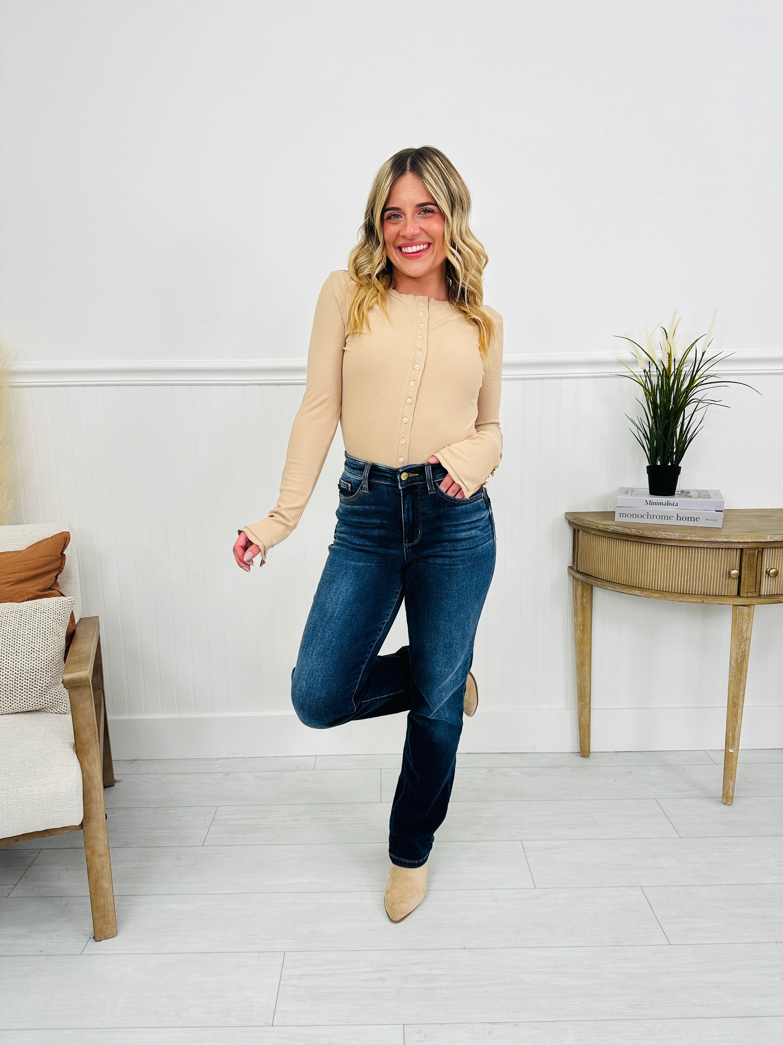 Judy Blue Snug in Style Thermal Straight Jeans - Image 10