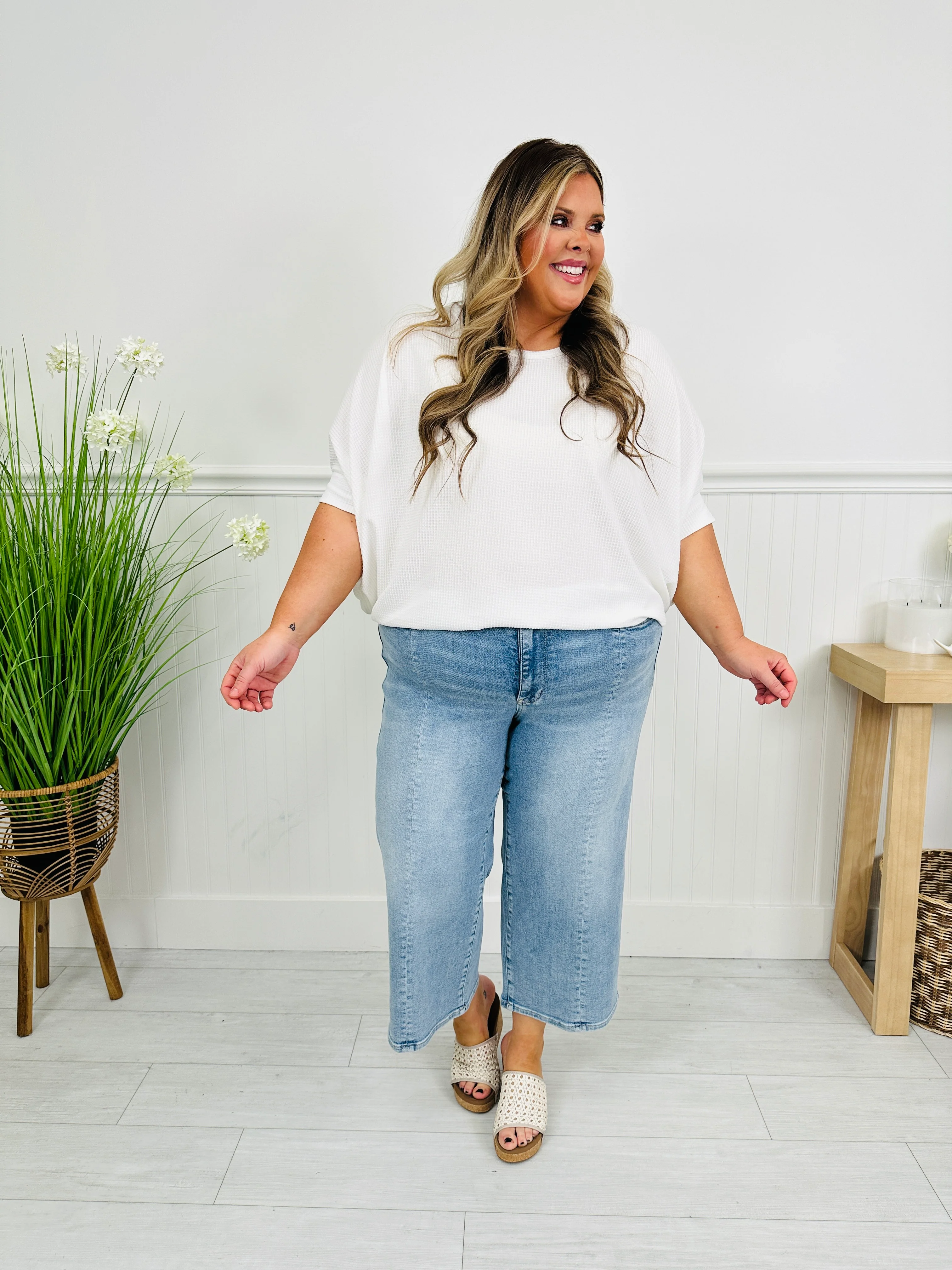 Judy Blue Spring Forward Cropped Wide Leg Jeans - Image 12