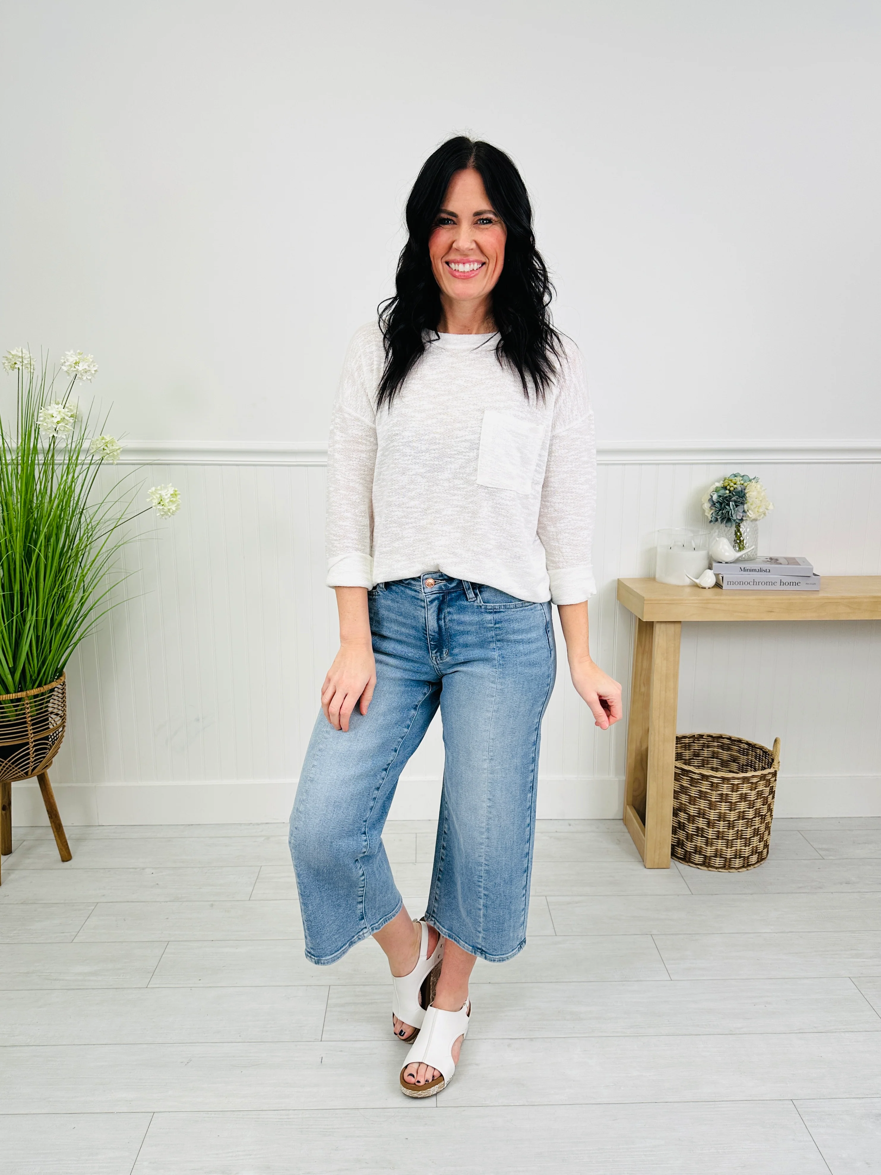 Judy Blue Spring Forward Cropped Wide Leg Jeans - Image 14
