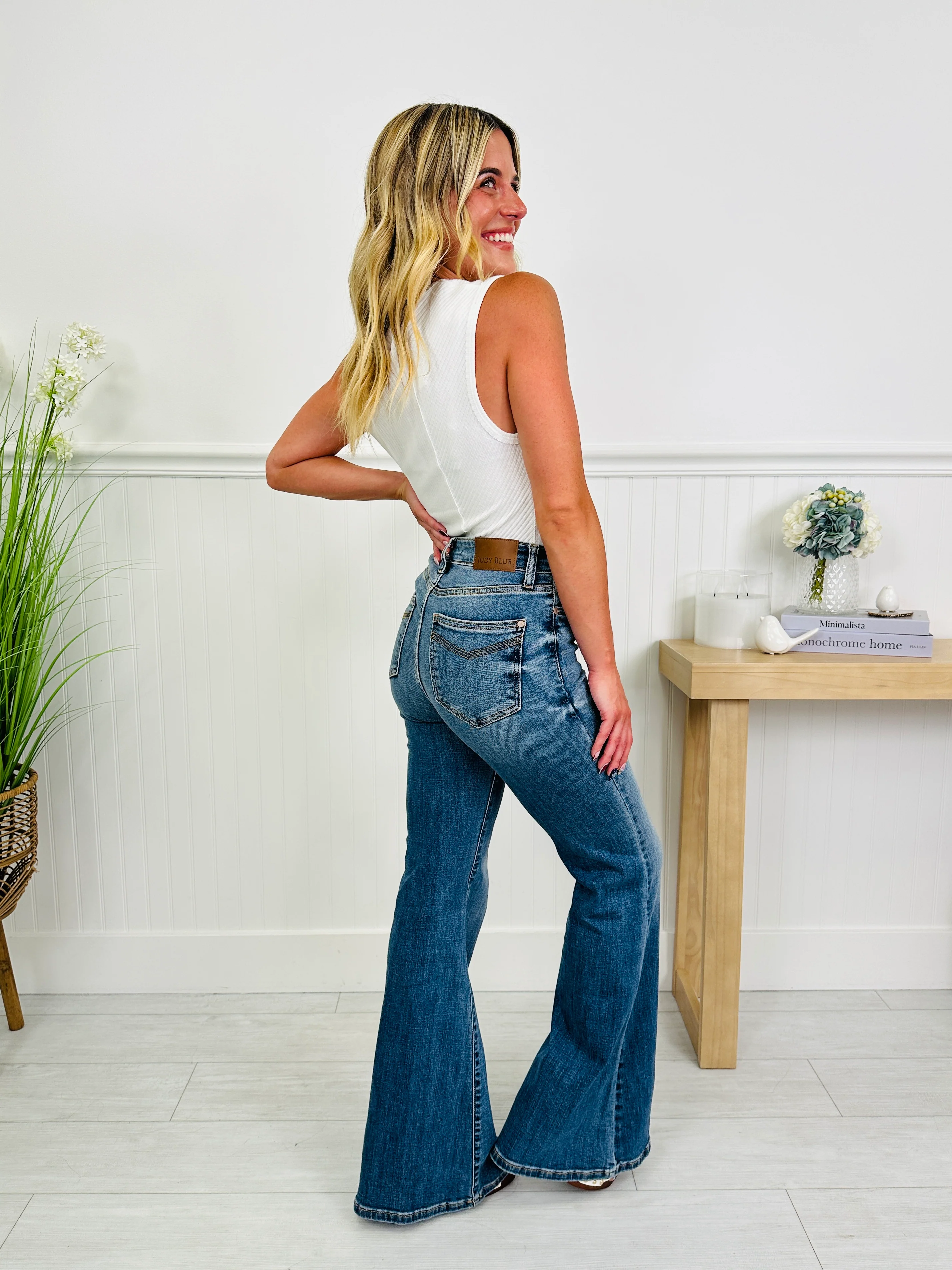 Judy Blue Turning Heads Flare Jeans - Image 9