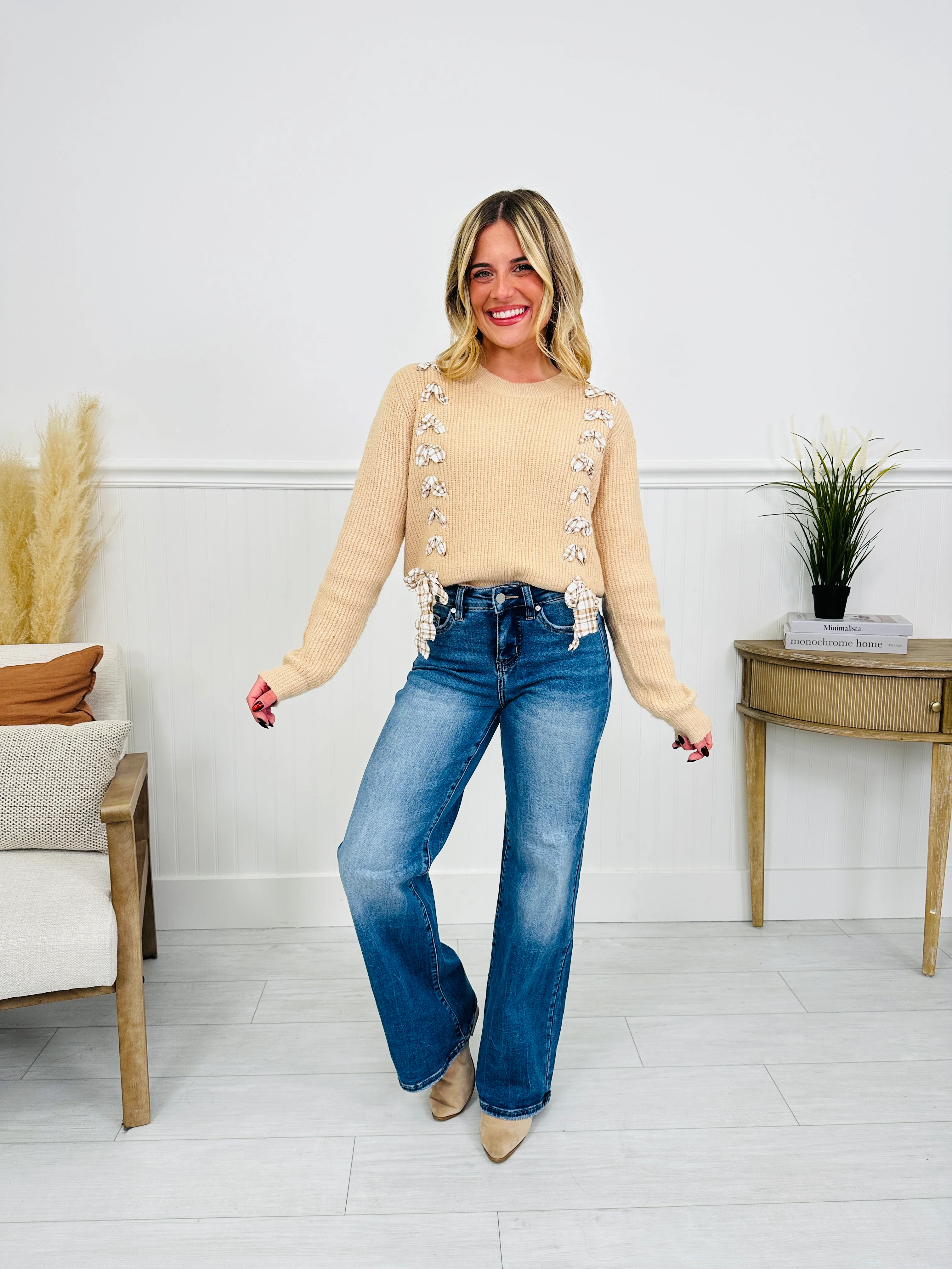 Just Four You Tummy Control Wide Leg Jeans in Four Inseams - Image 11