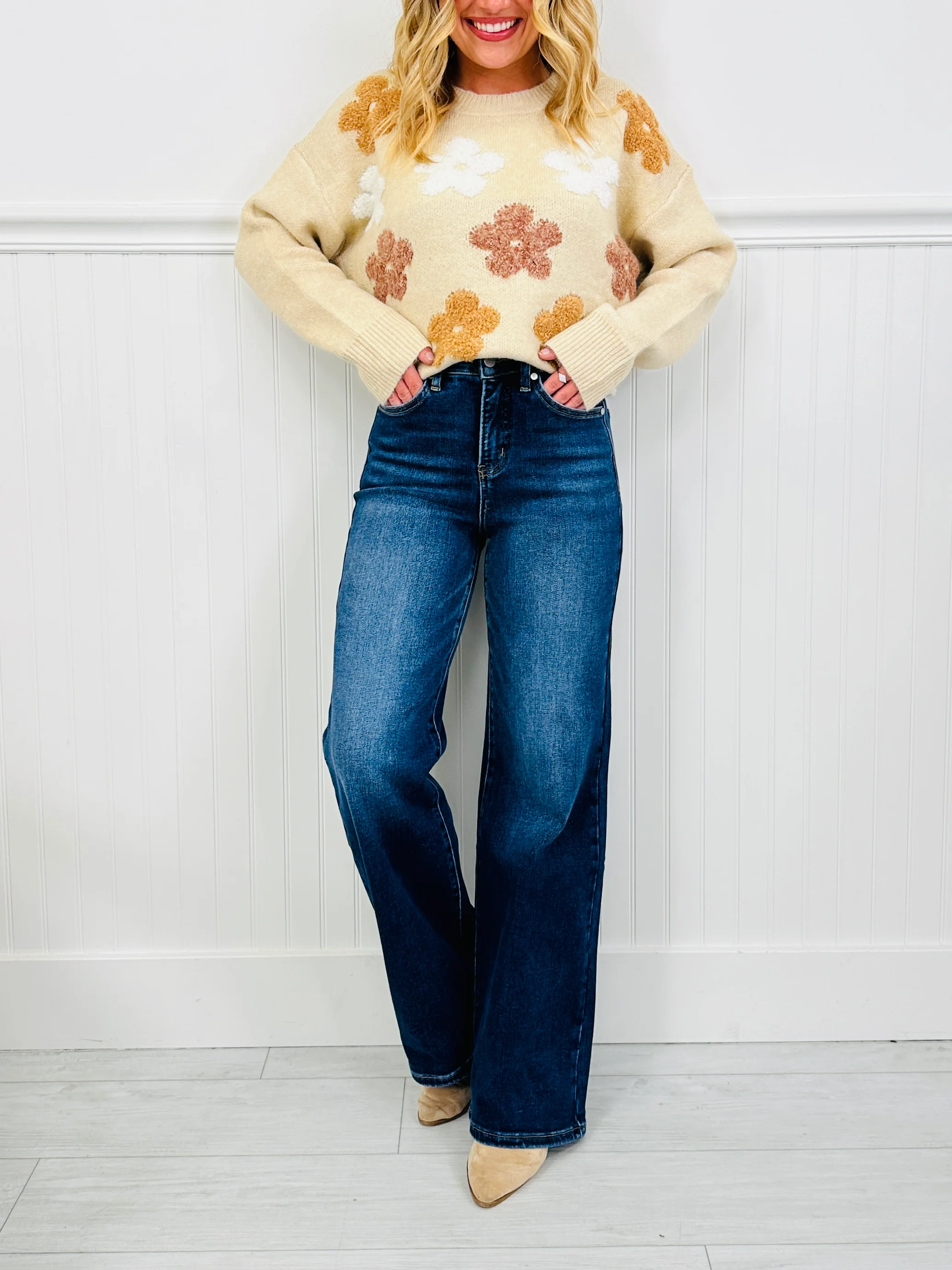 Made For You Wide Leg Jeans in Multiple Inseams - Image 4