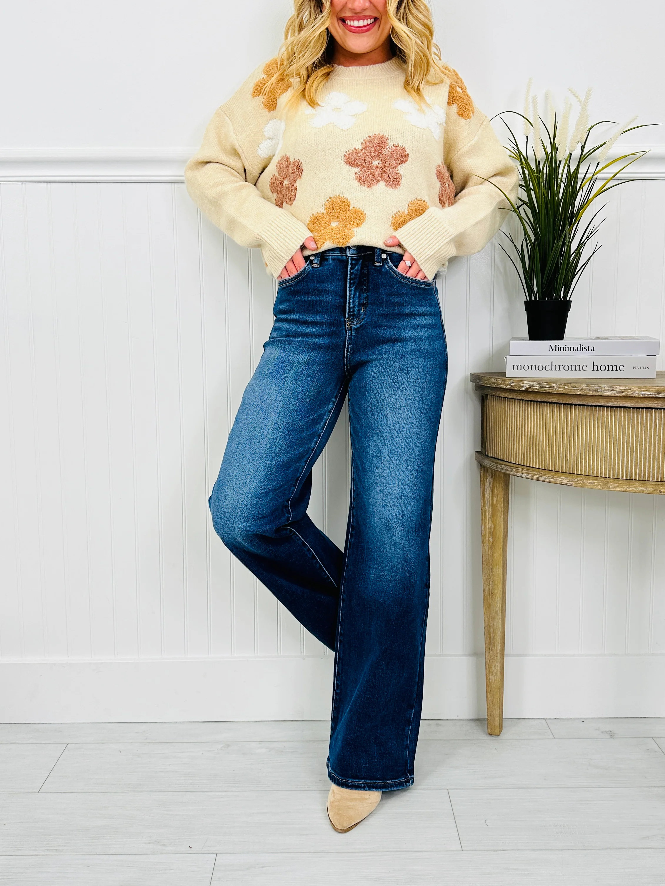 Made For You Wide Leg Jeans in Multiple Inseams - Image 5