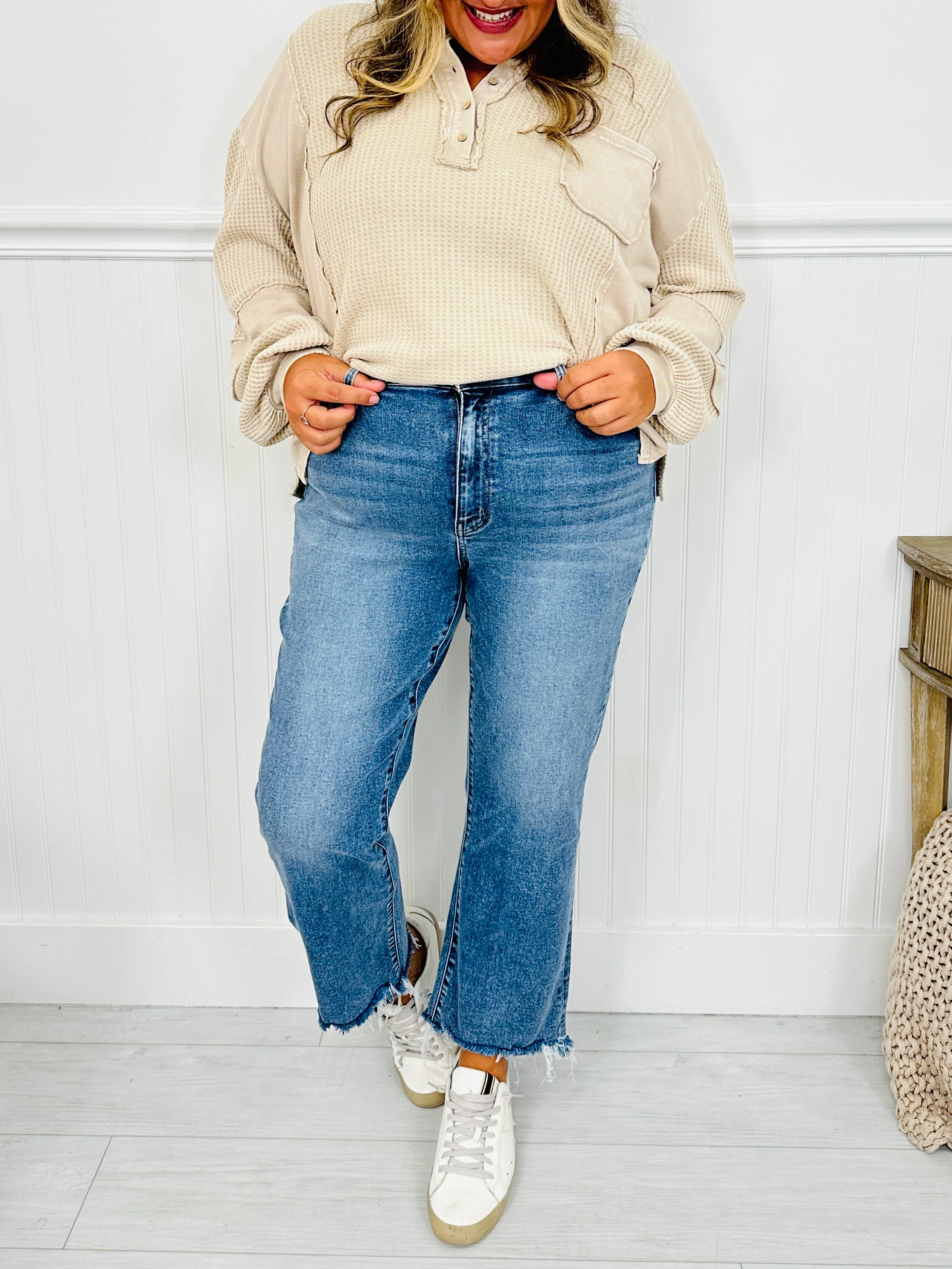 Come Out On Top Cropped Jeans - Image 13