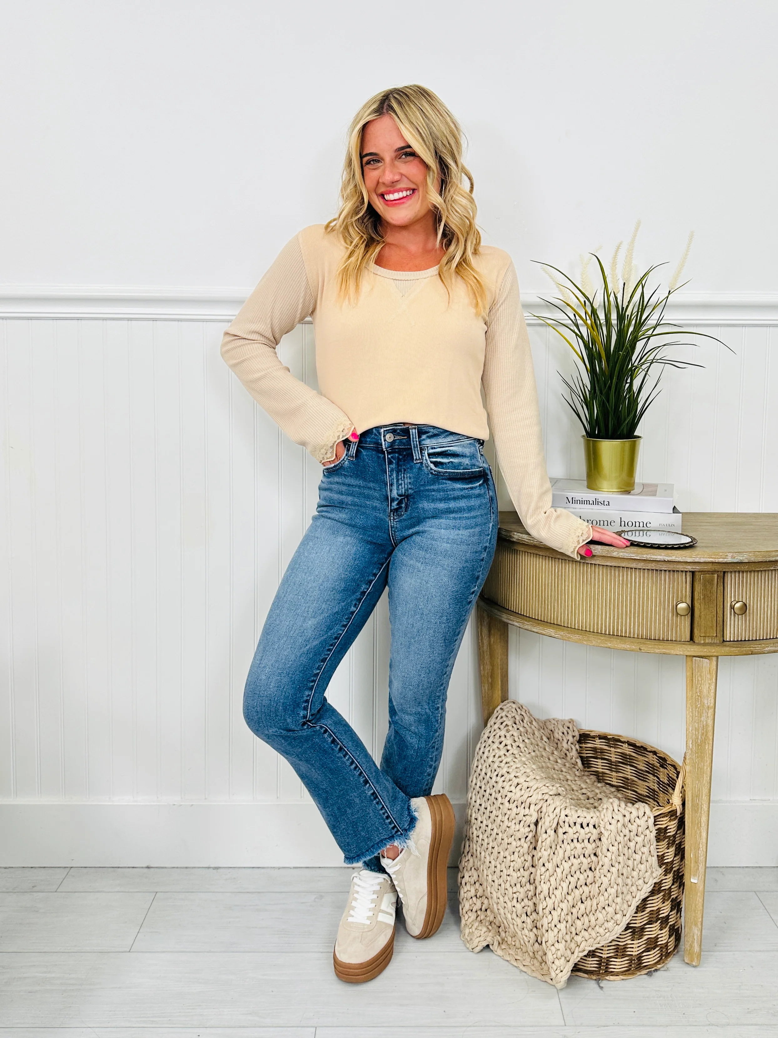 Come Out On Top Cropped Jeans - Image 9