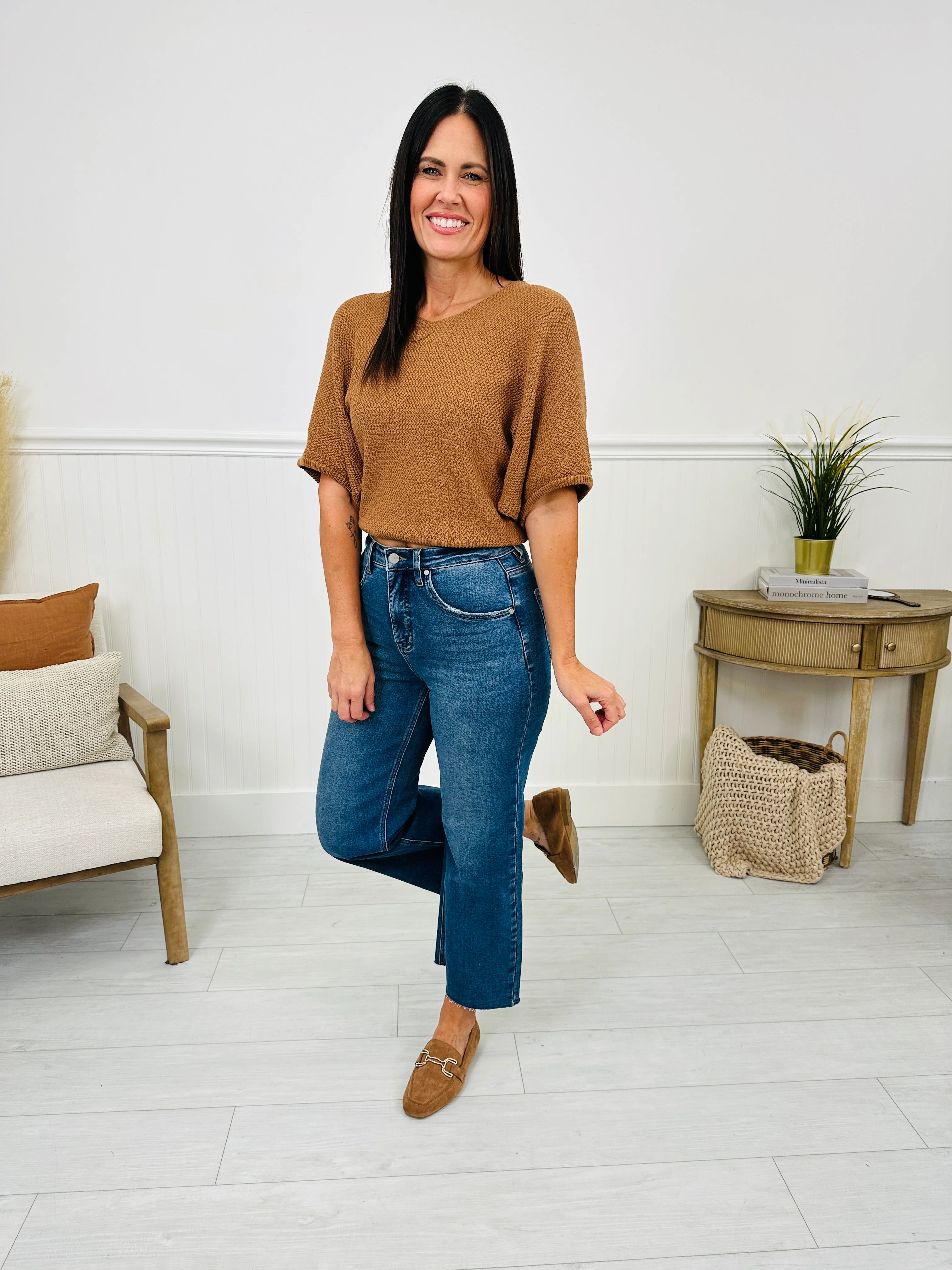 My Everything Cropped Wide Leg Tummy Control Jeans - Image 14