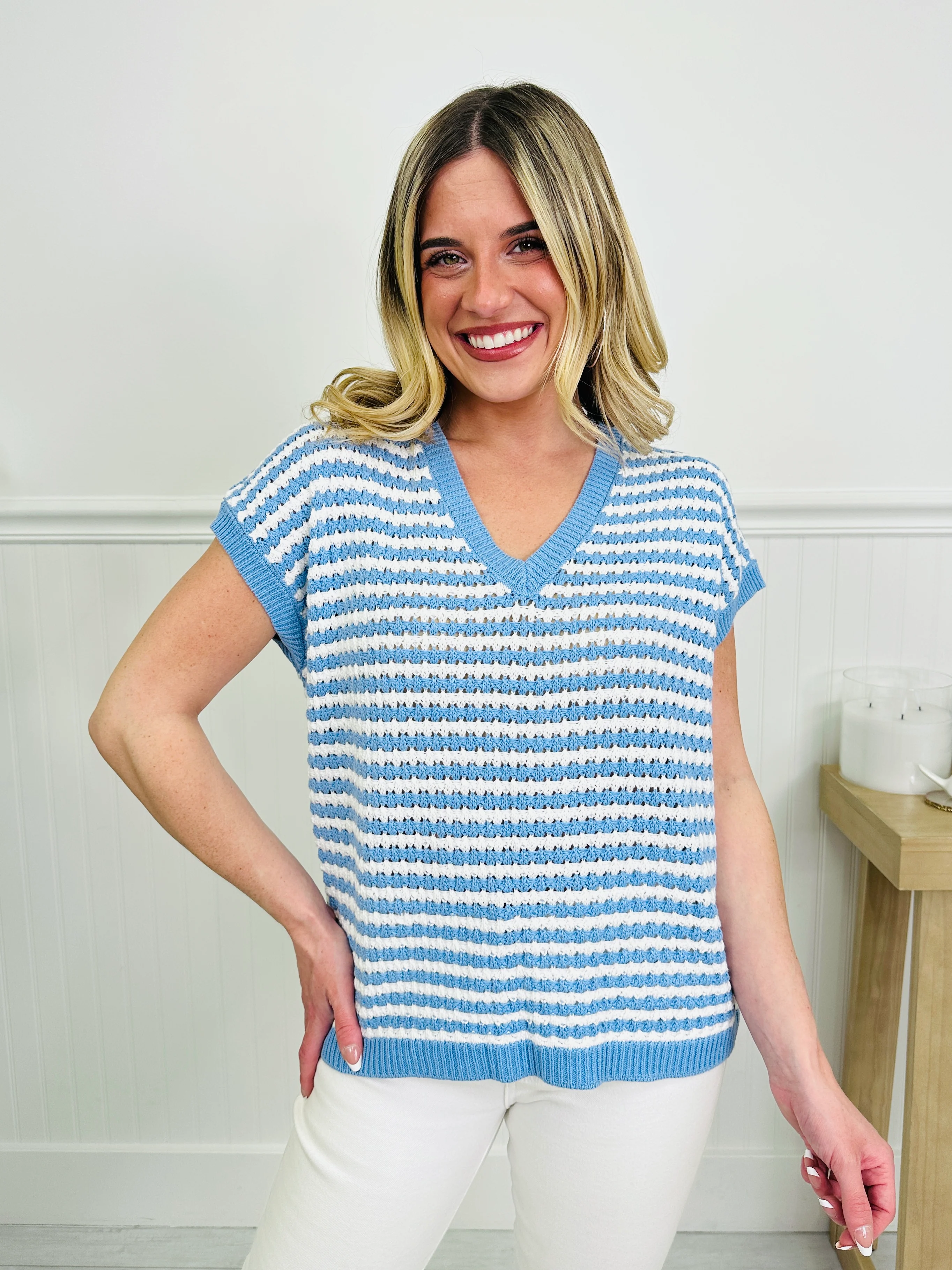 Nautical Knit Top In Multiple Colors - Image 13