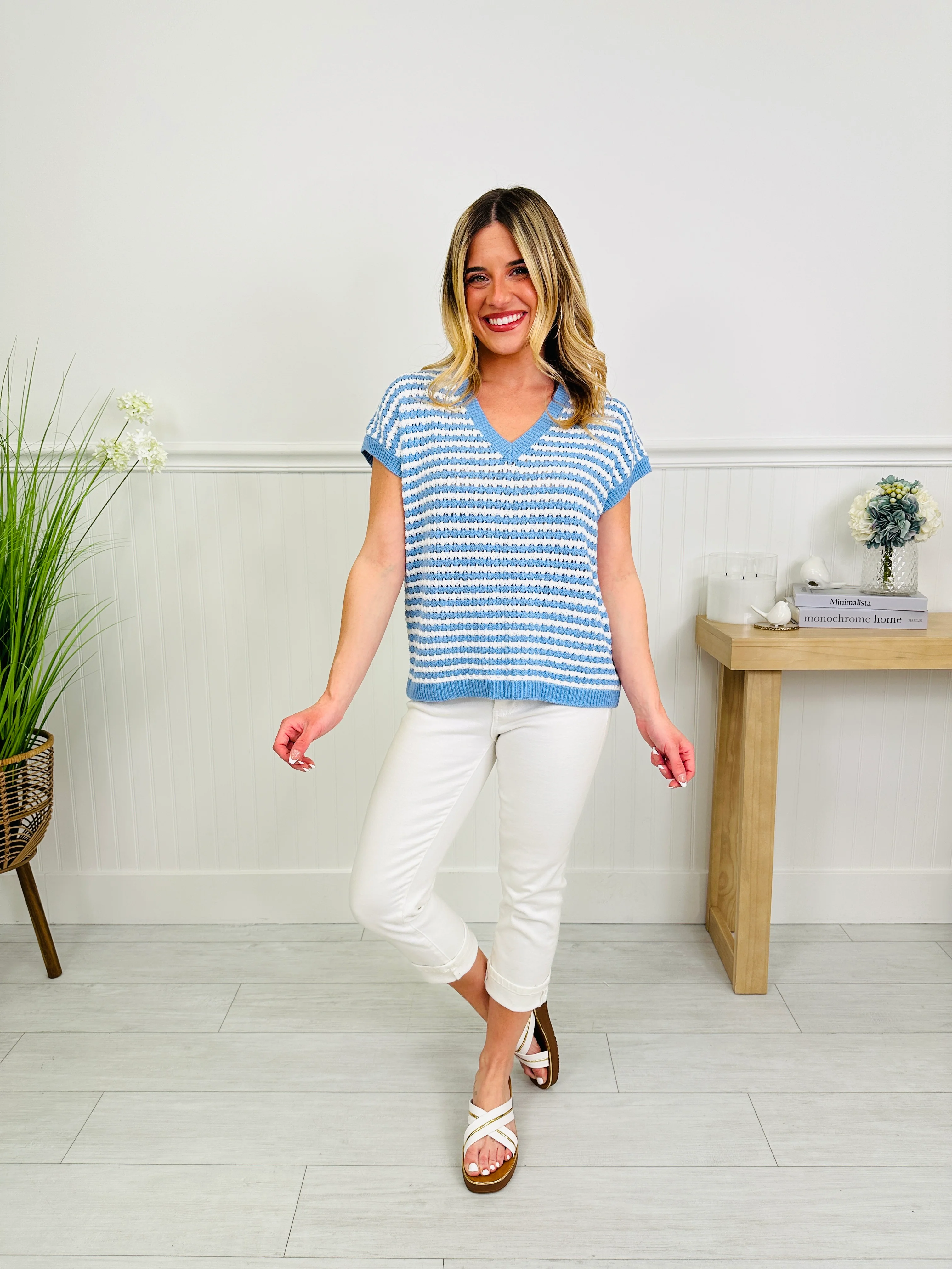 Nautical Knit Top In Multiple Colors - Image 14