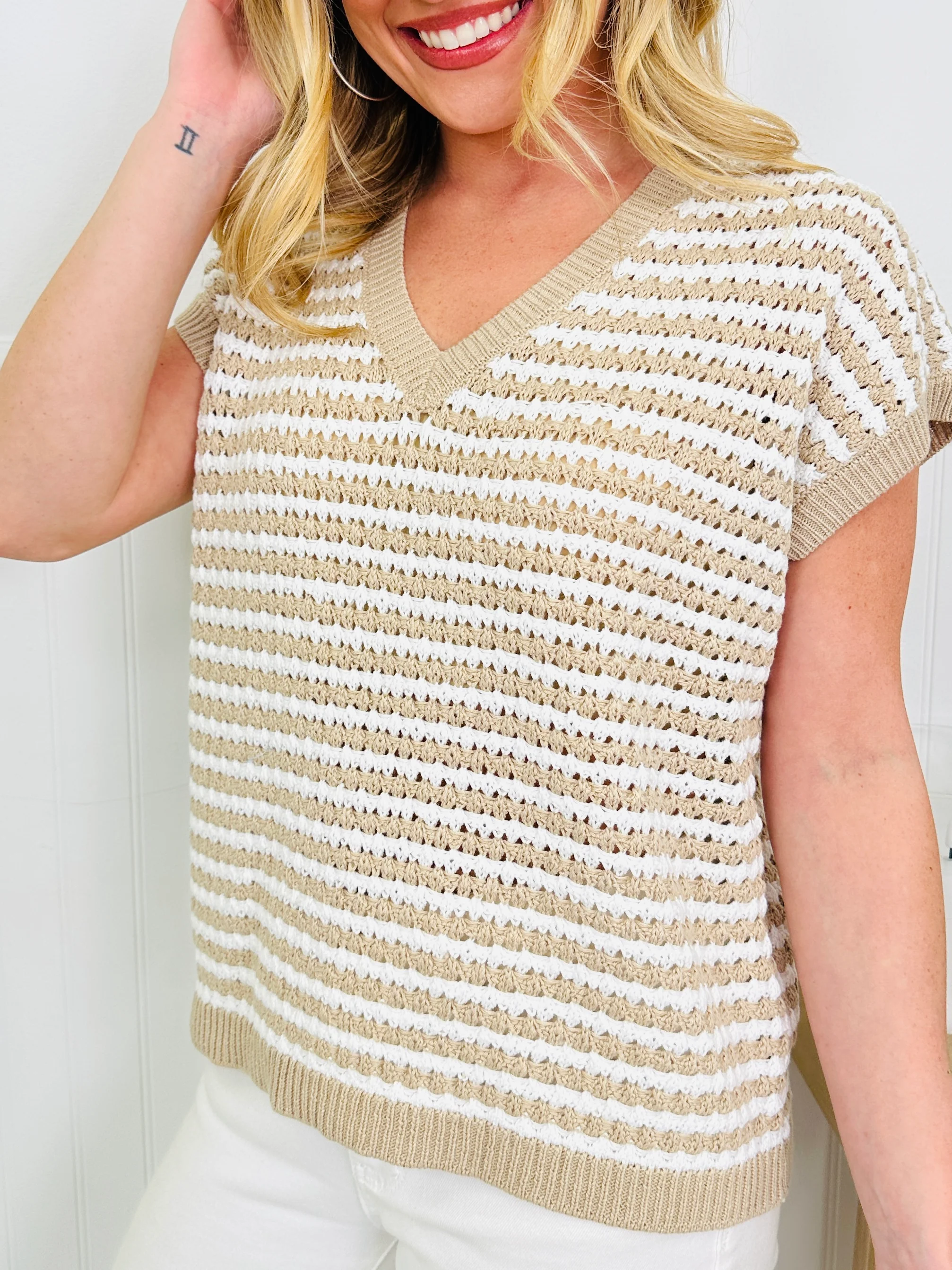 Nautical Knit Top In Multiple Colors - Image 2