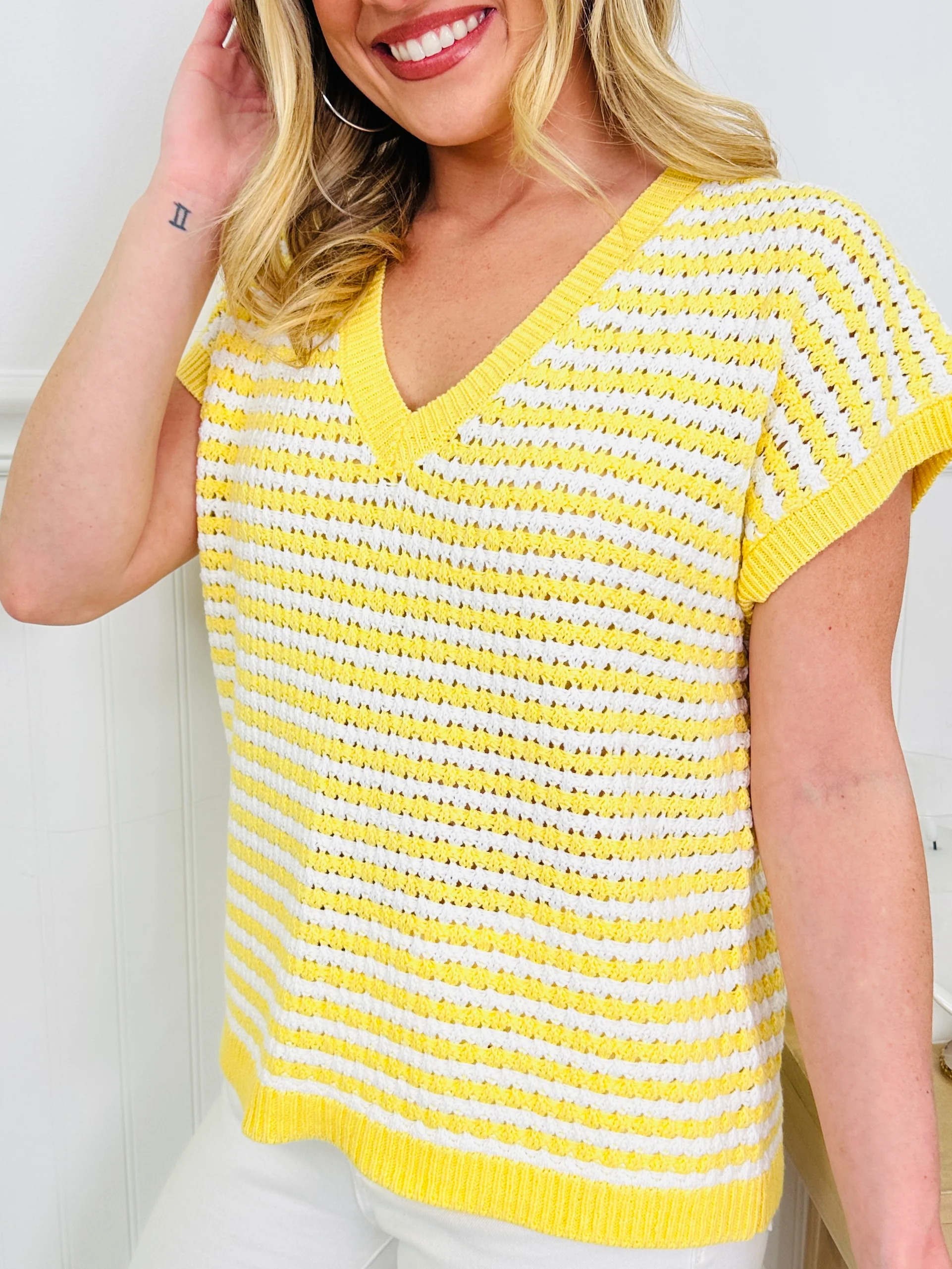 Nautical Knit Top In Multiple Colors - Image 3