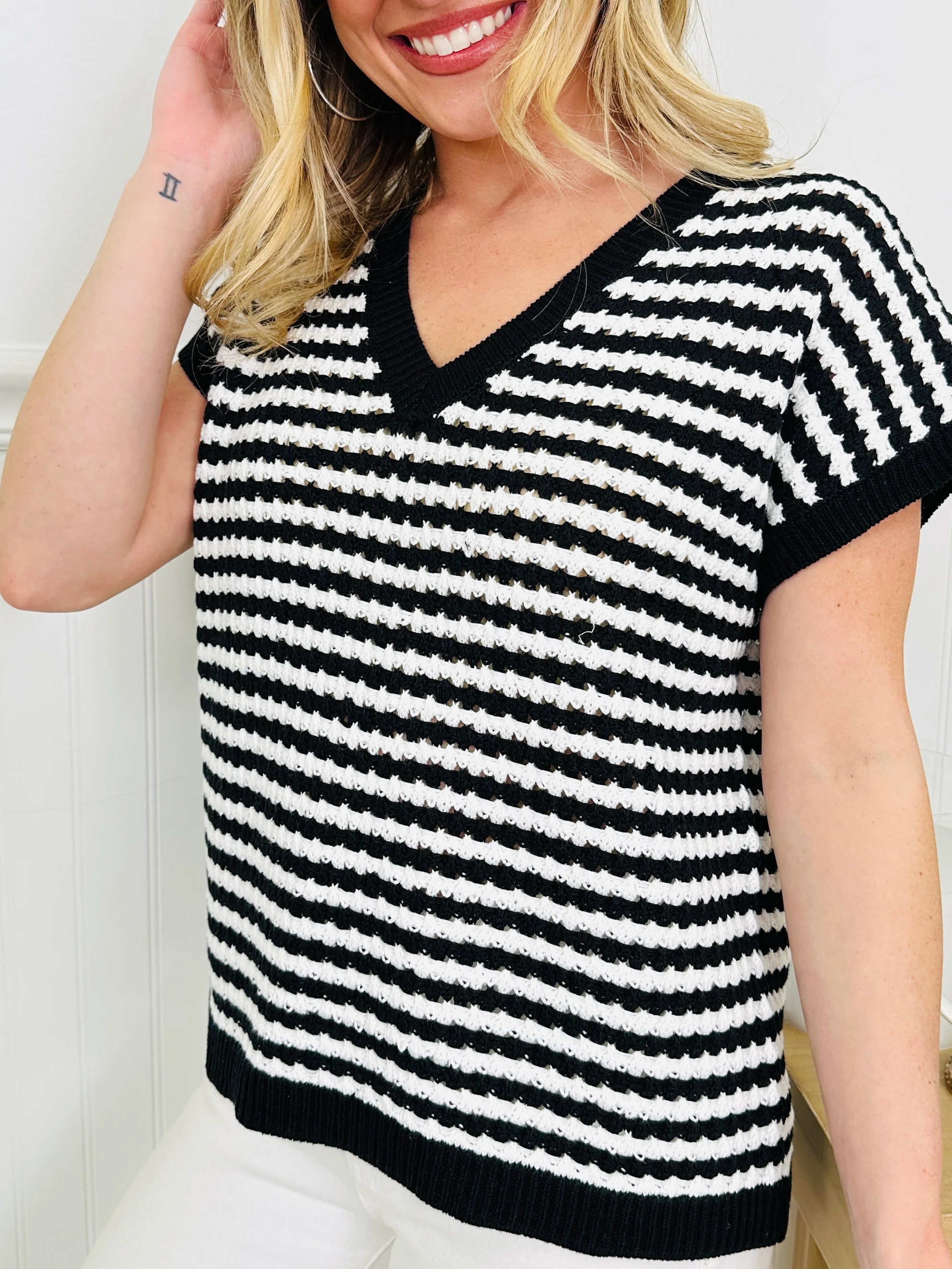 Nautical Knit Top In Multiple Colors - Image 5
