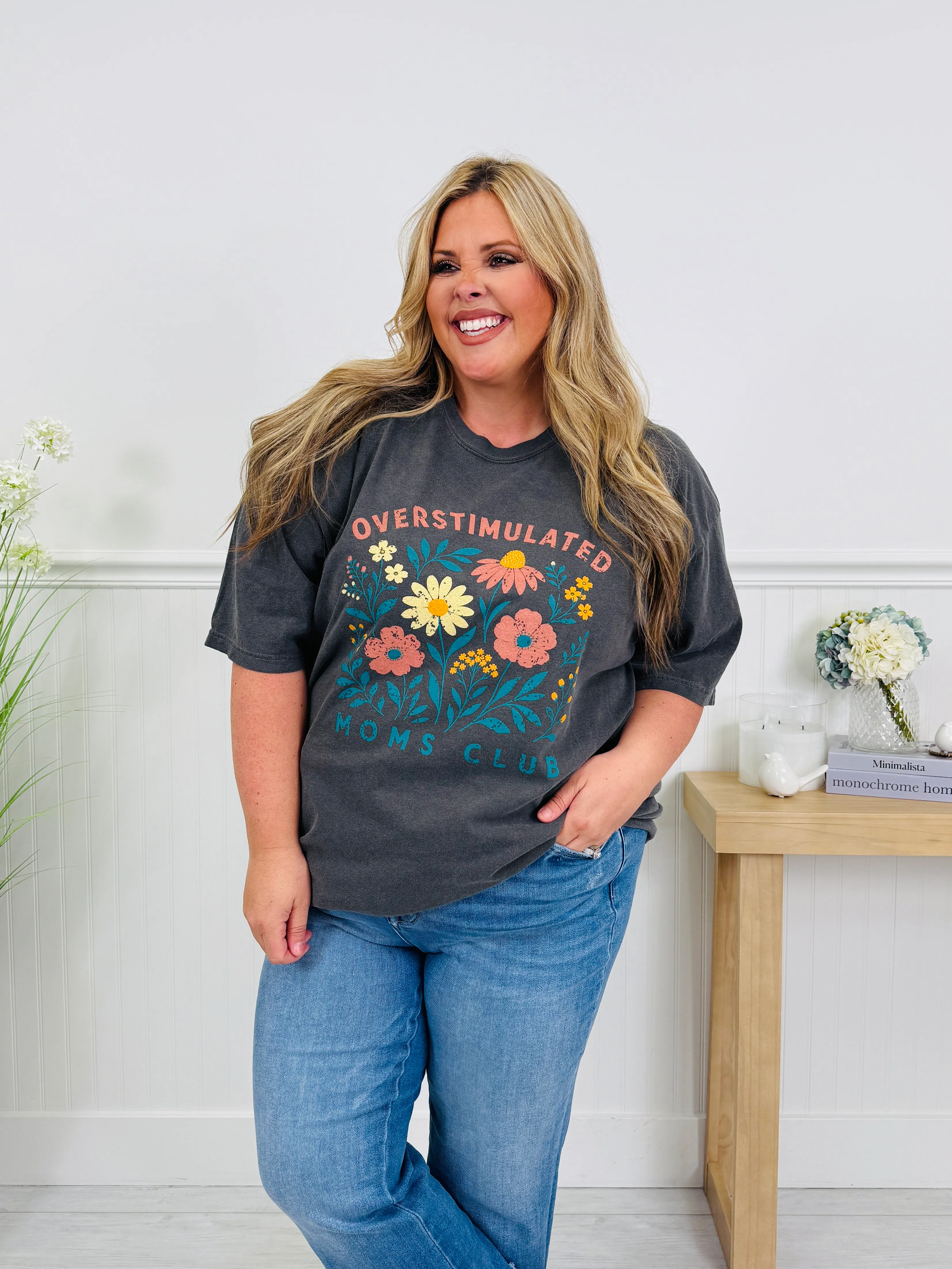 Overstimulated Moms Club Graphic Tee - Image 5