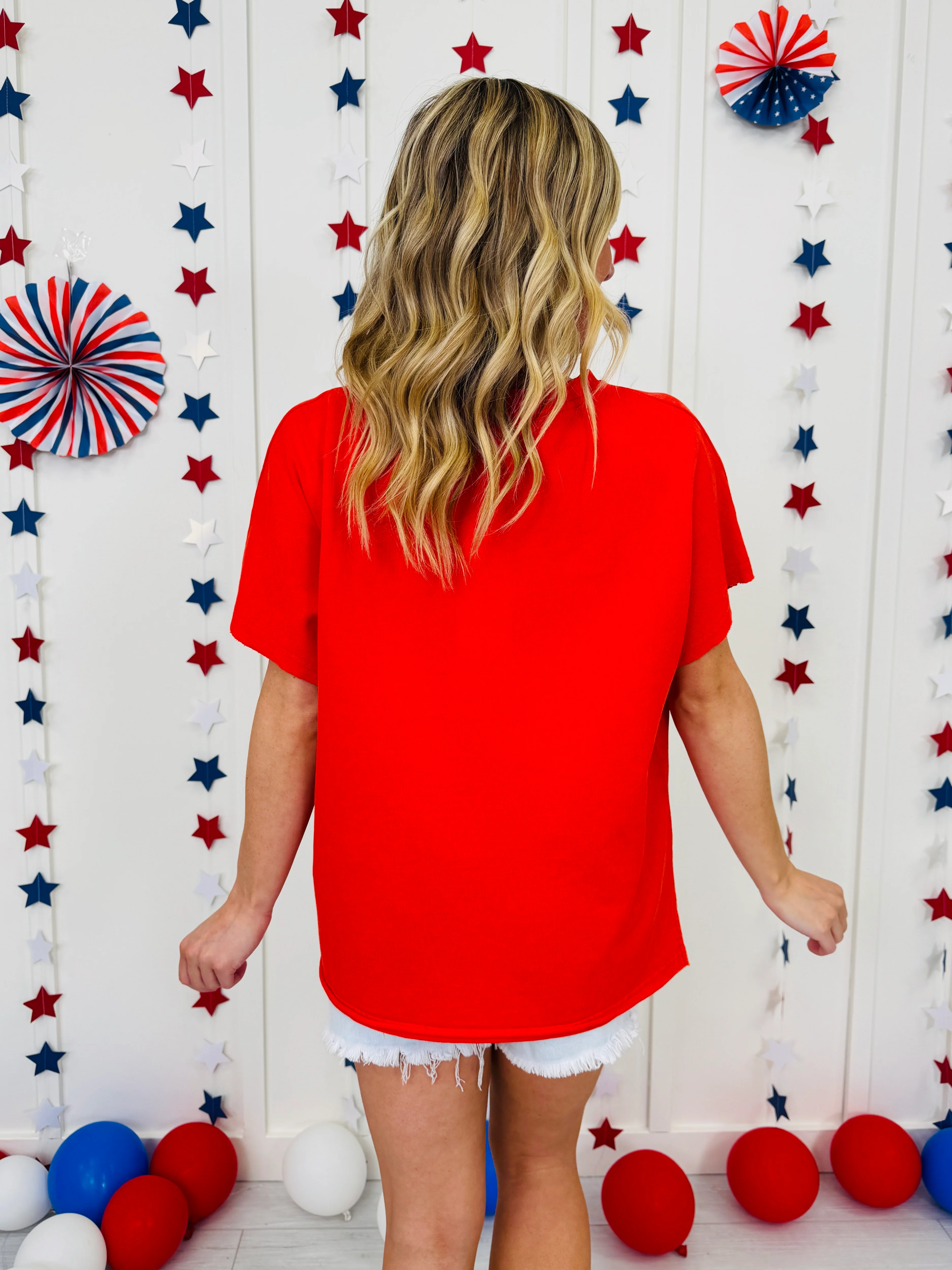 Patriotic Patchwork Top in Multiple Colors - Image 12