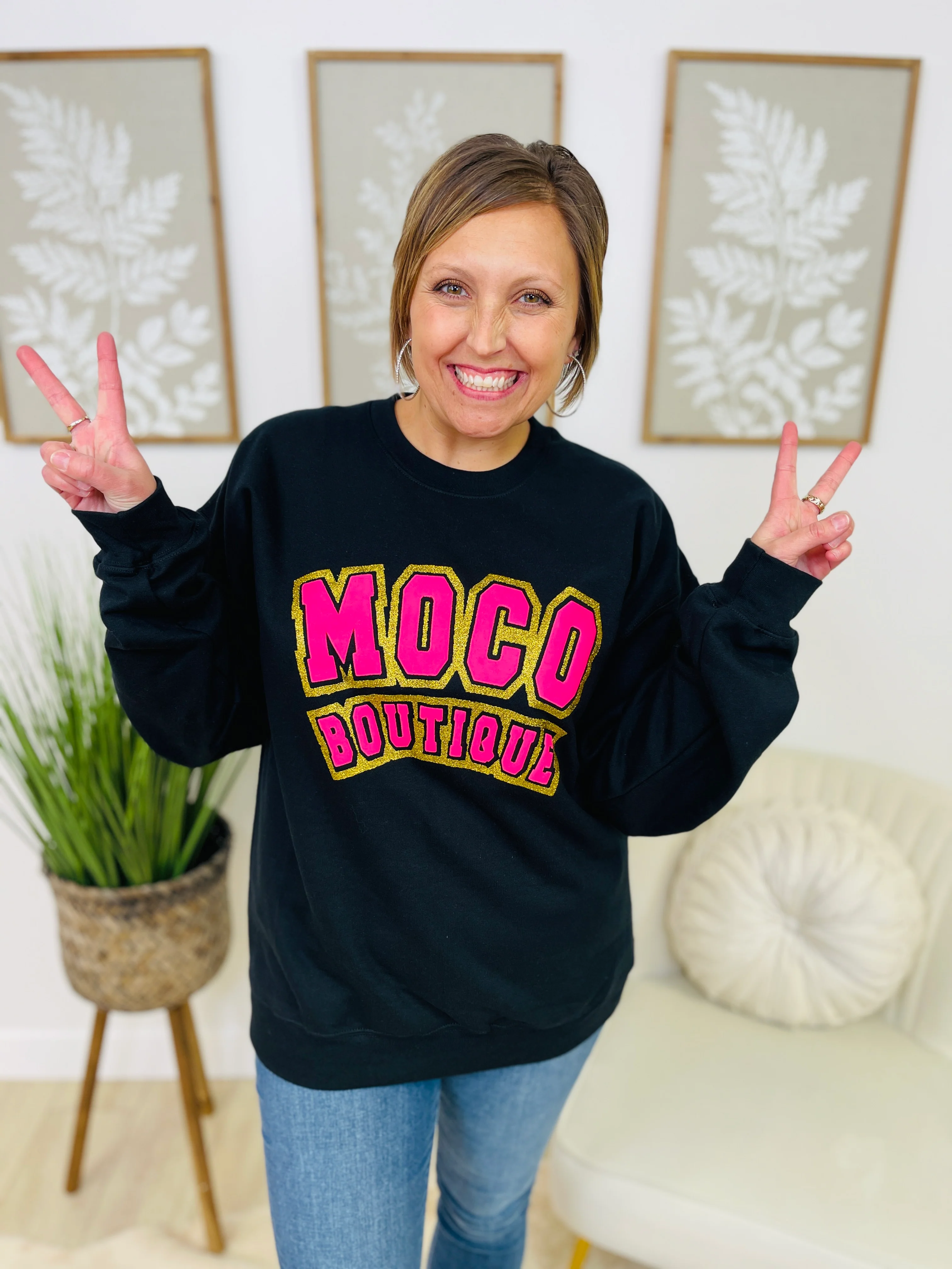 PLUS/REG MOCO Varsity Sweatshirt - Image 3