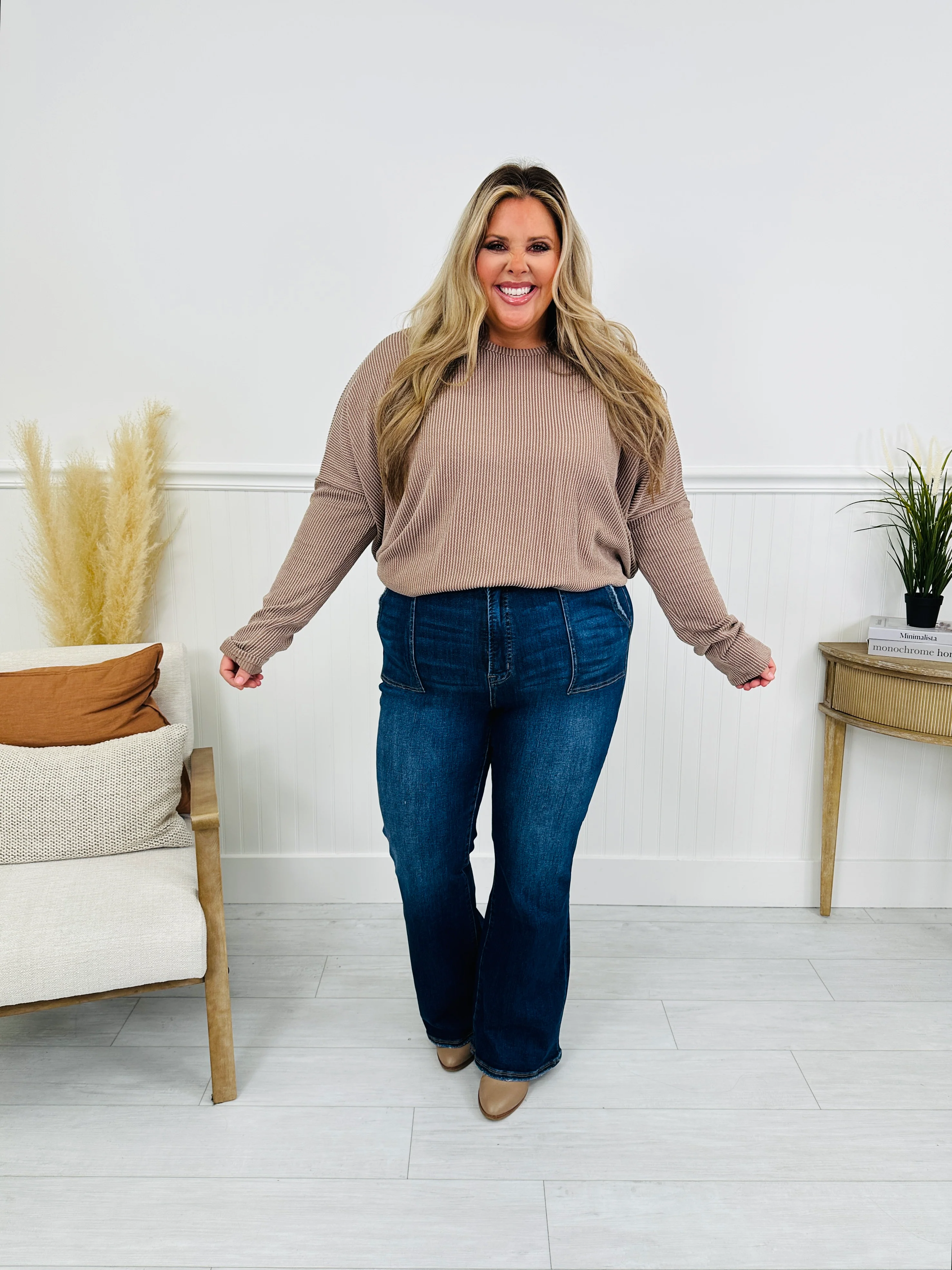 Pocket Goals Tummy Control Bootcut Jeans - Image 13