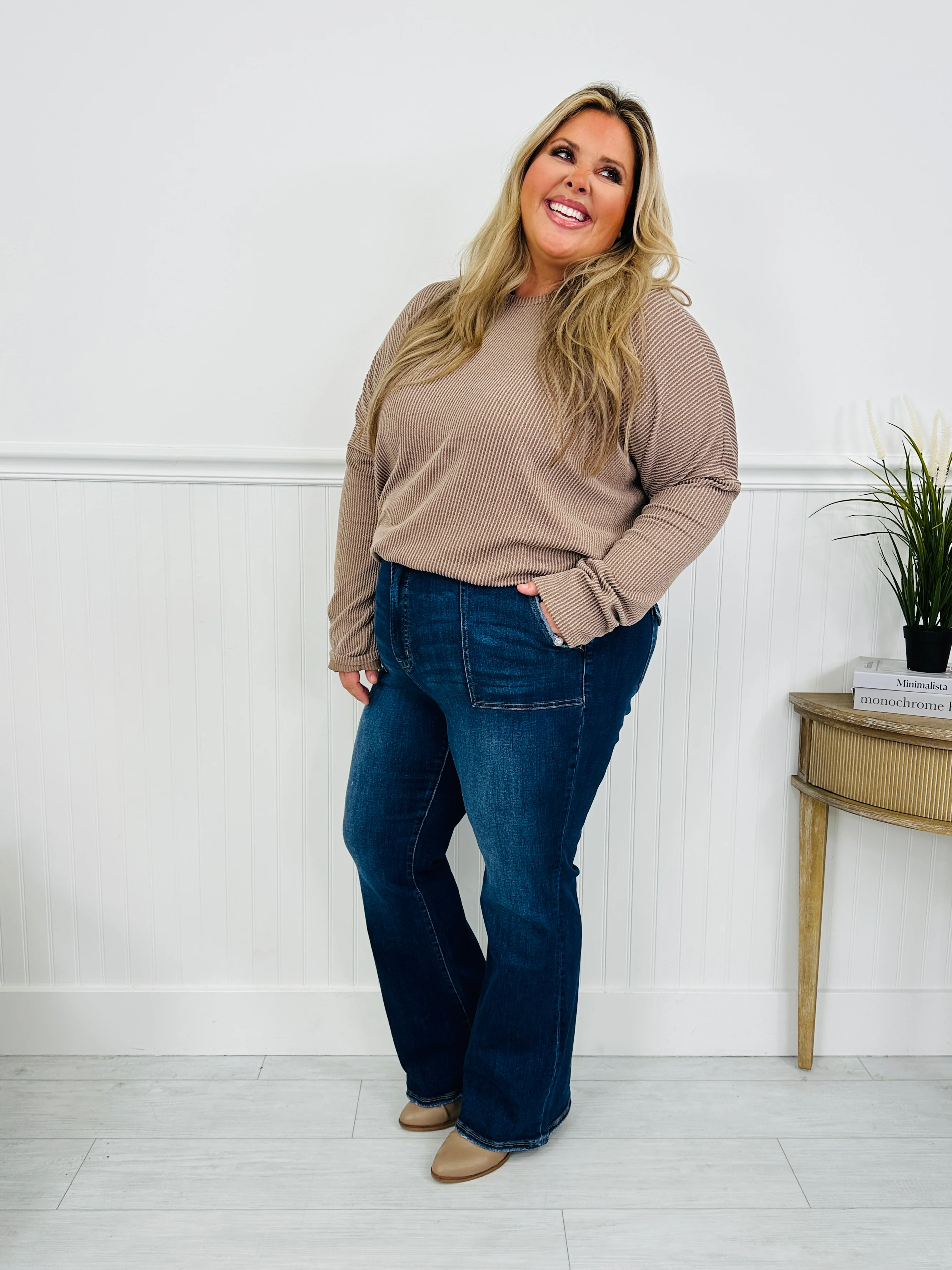 Pocket Goals Tummy Control Bootcut Jeans - Image 14