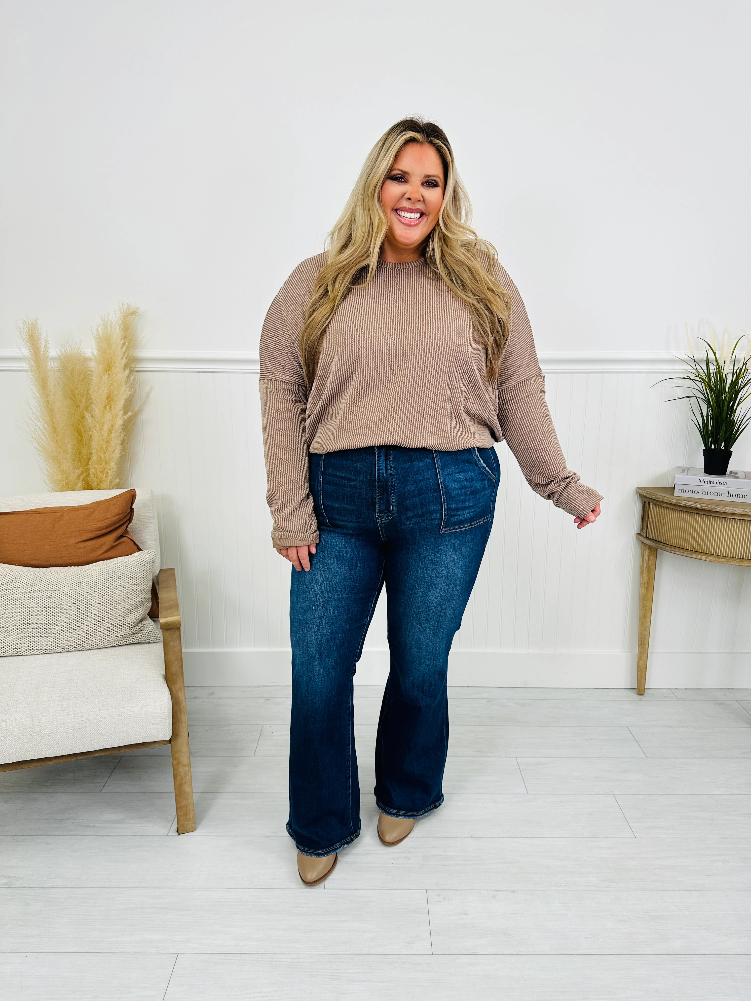 Pocket Goals Tummy Control Bootcut Jeans - Image 15