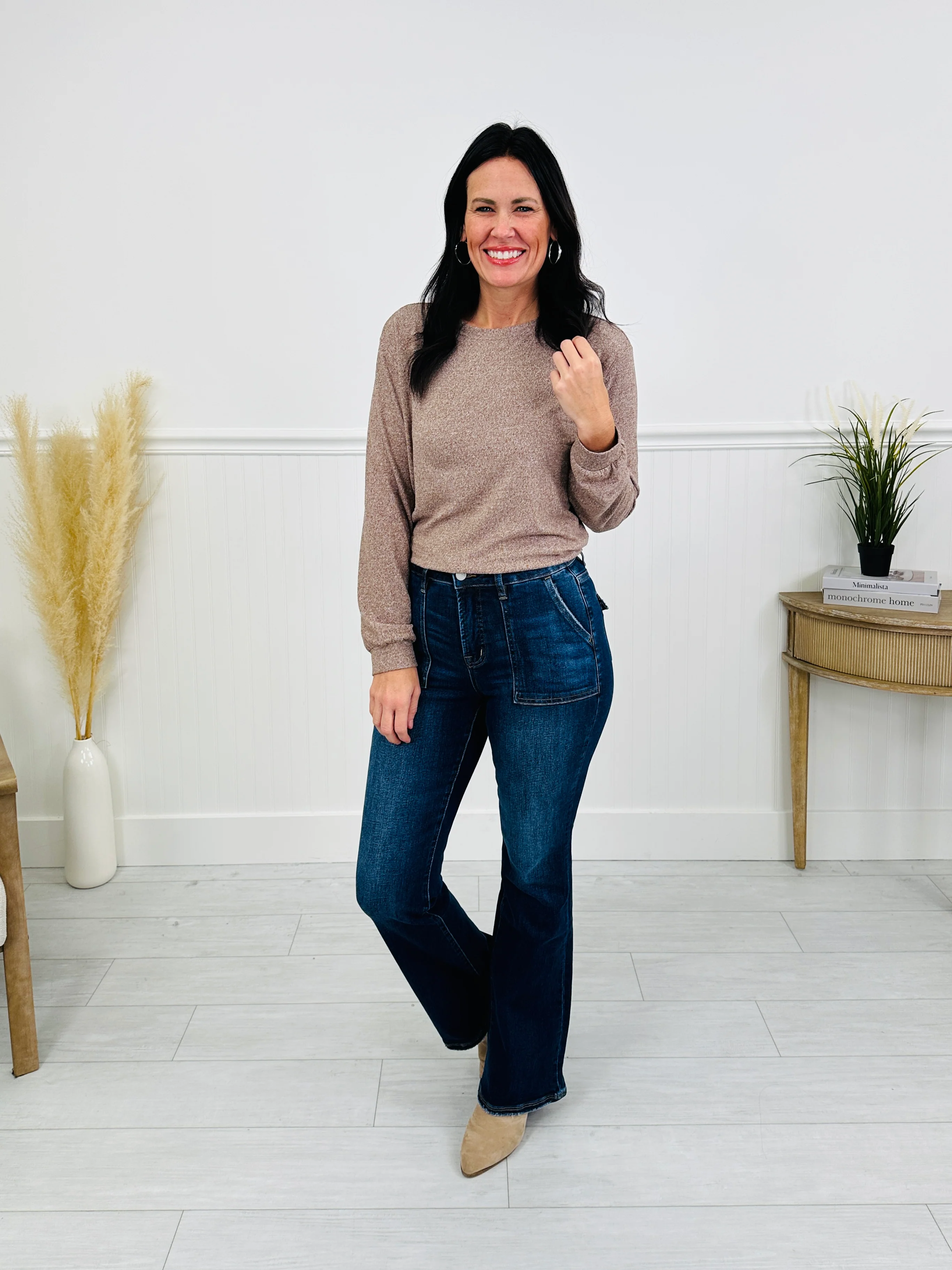 Pocket Goals Tummy Control Bootcut Jeans - Image 16