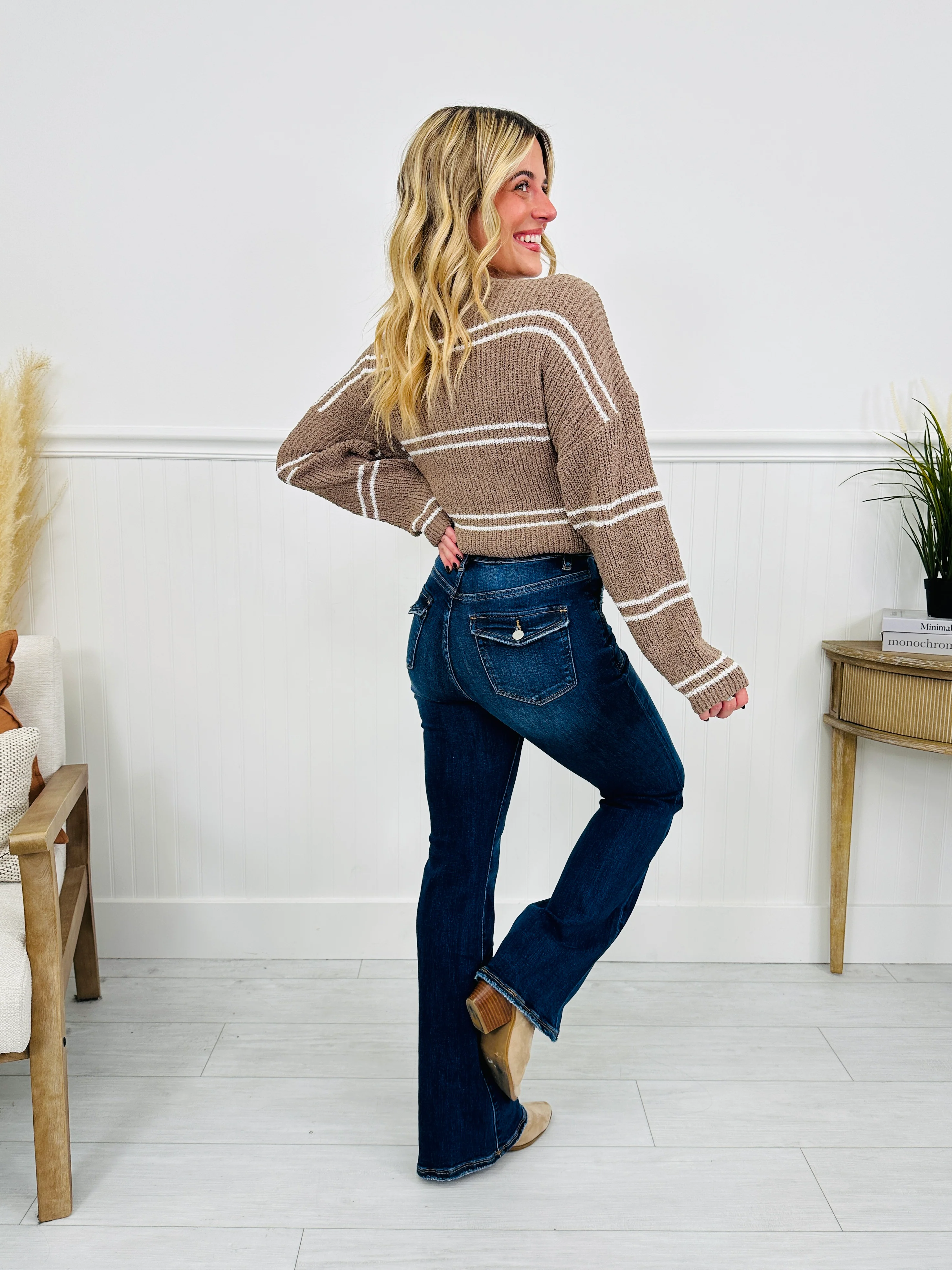 Pocket Goals Tummy Control Bootcut Jeans - Image 9