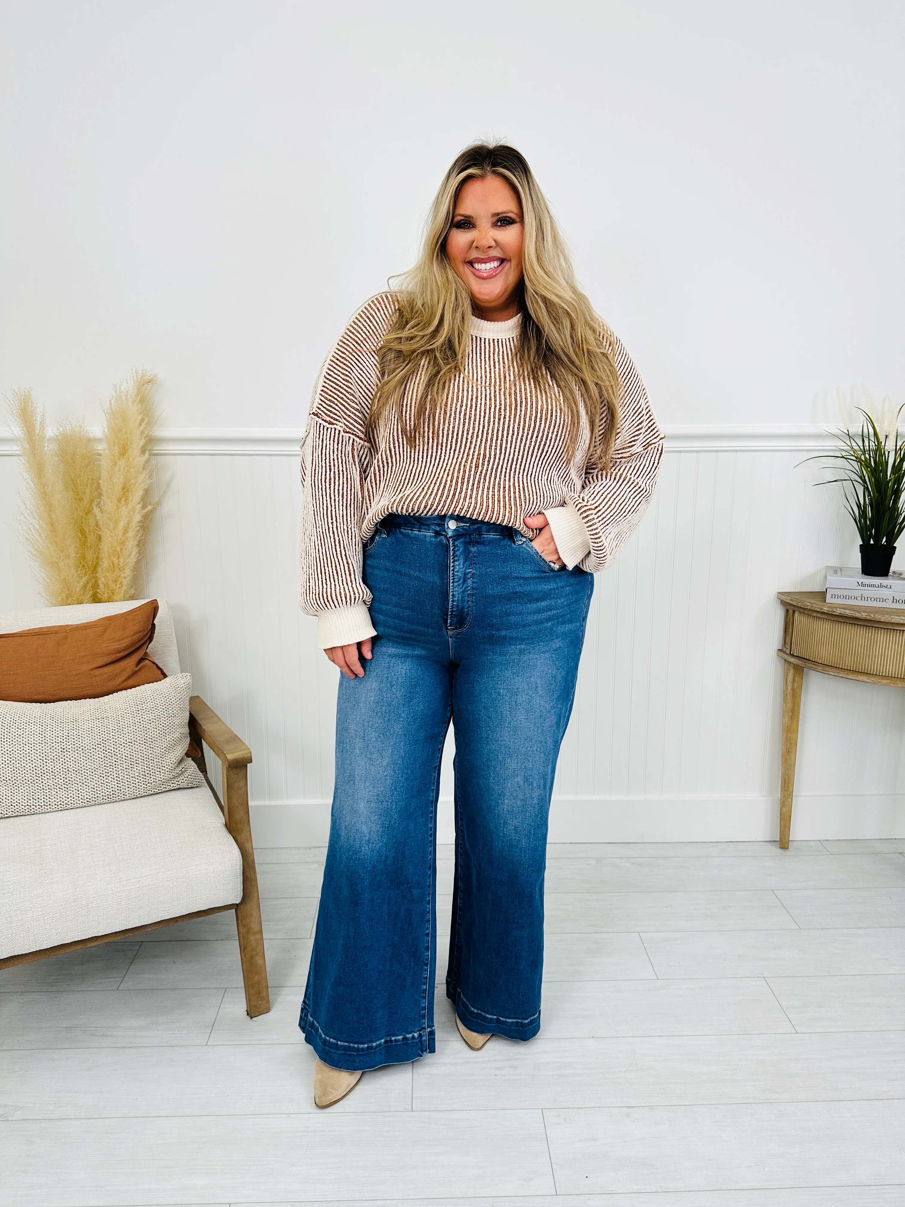 Ready to Roll Retro Wide Leg Jeans in Three Inseams - Image 16