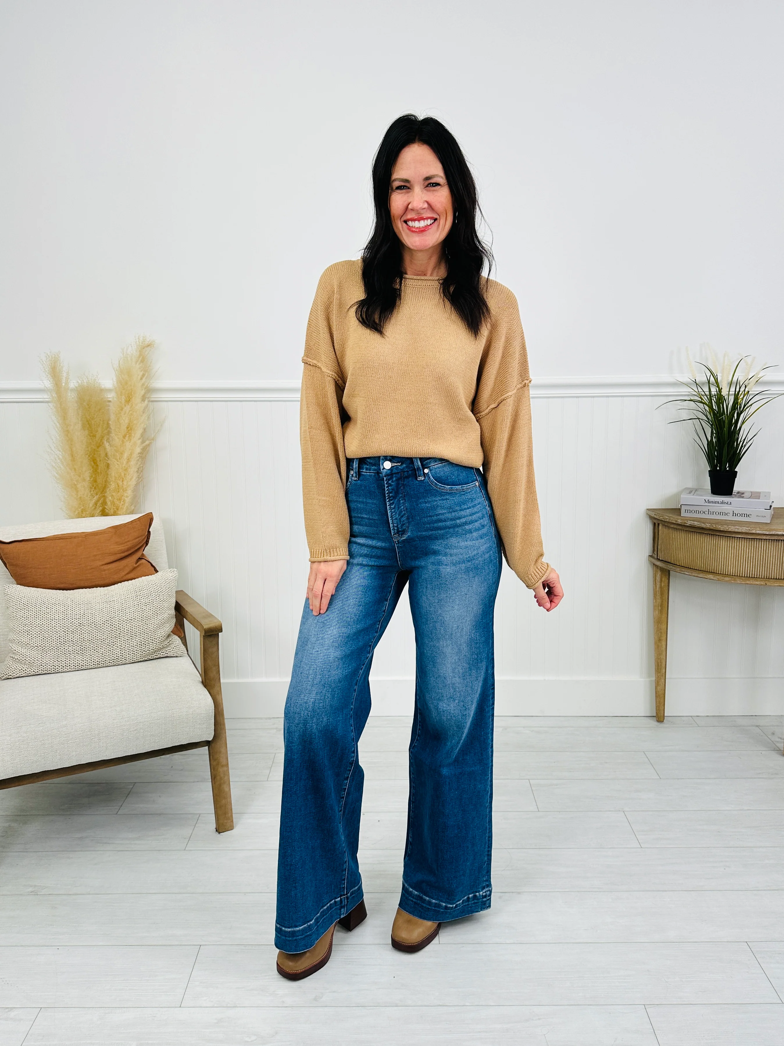 Ready to Roll Retro Wide Leg Jeans in Three Inseams - Image 17