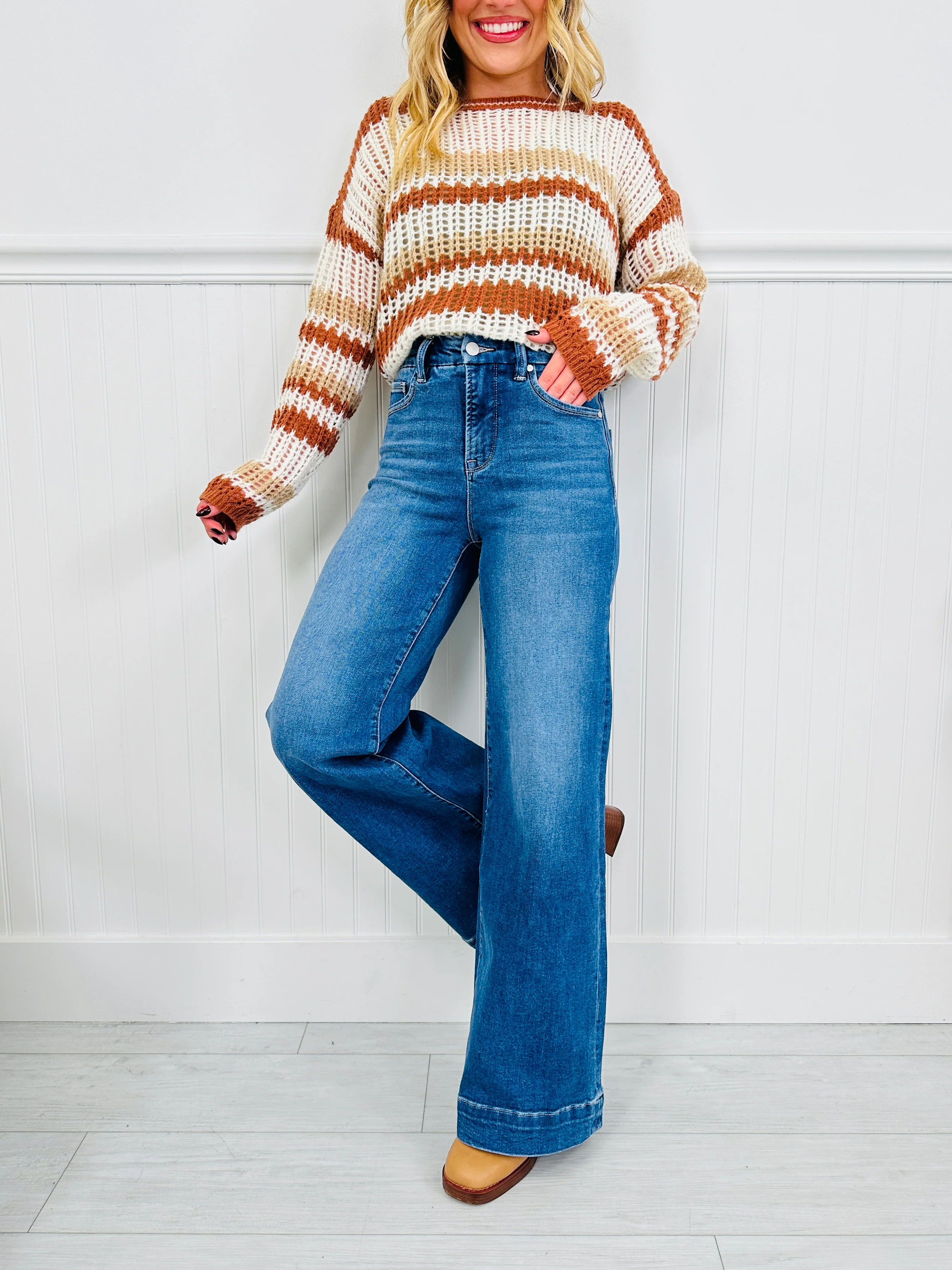 Ready to Roll Retro Wide Leg Jeans in Three Inseams - Image 4
