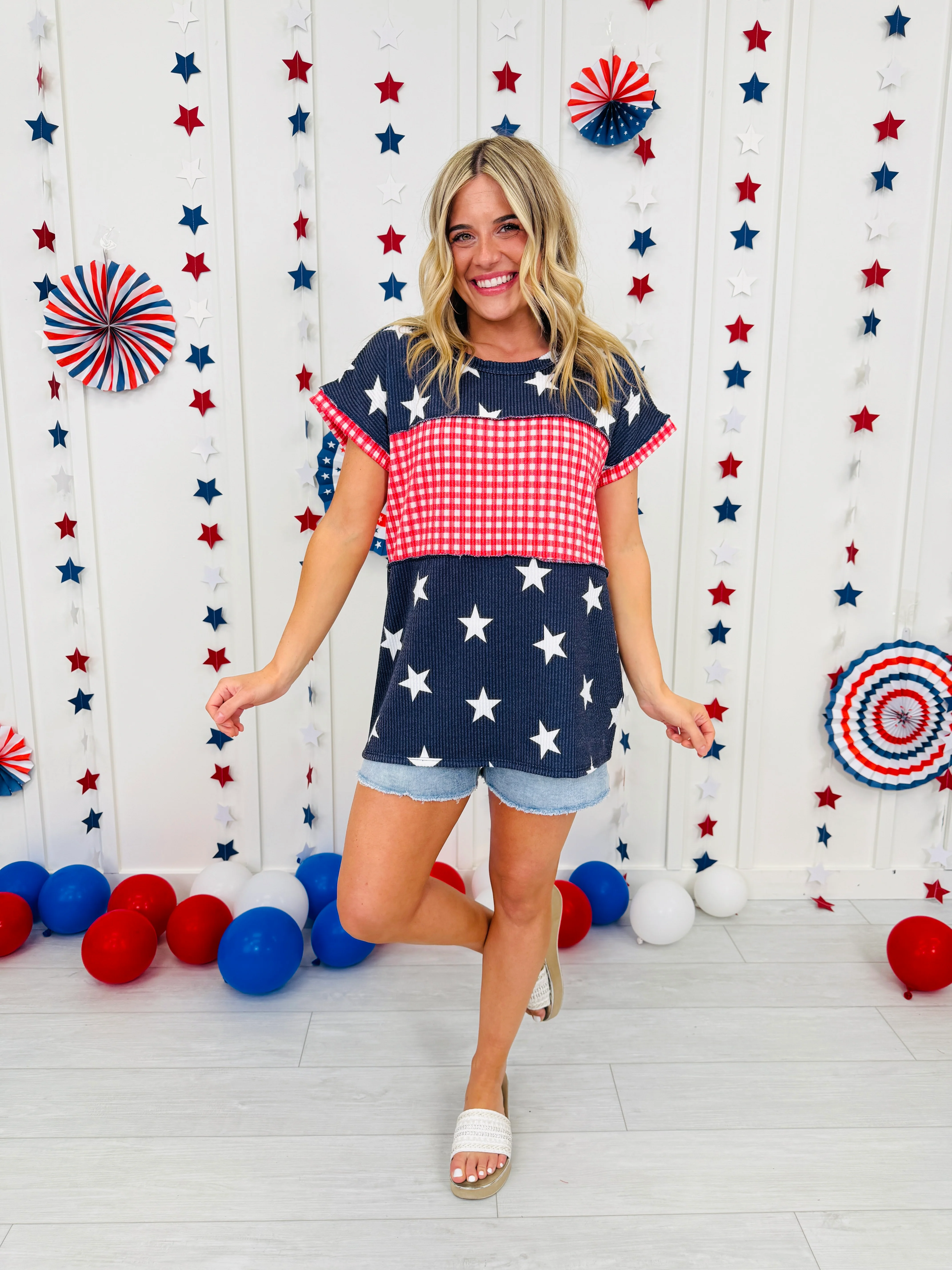 Red, White, and Cute Top in Multiple Colors - Image 5