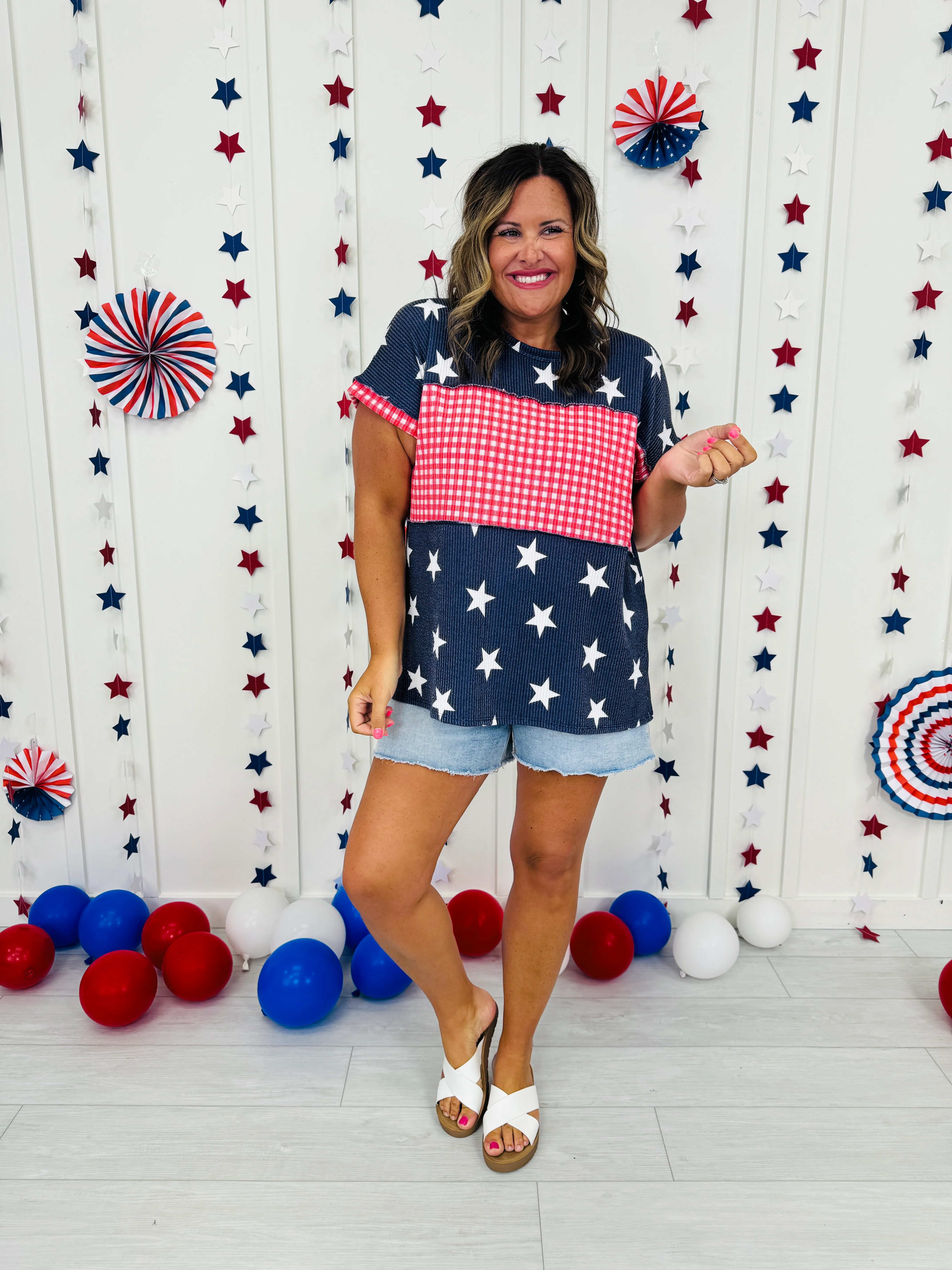 Red, White, and Cute Top in Multiple Colors - Image 7
