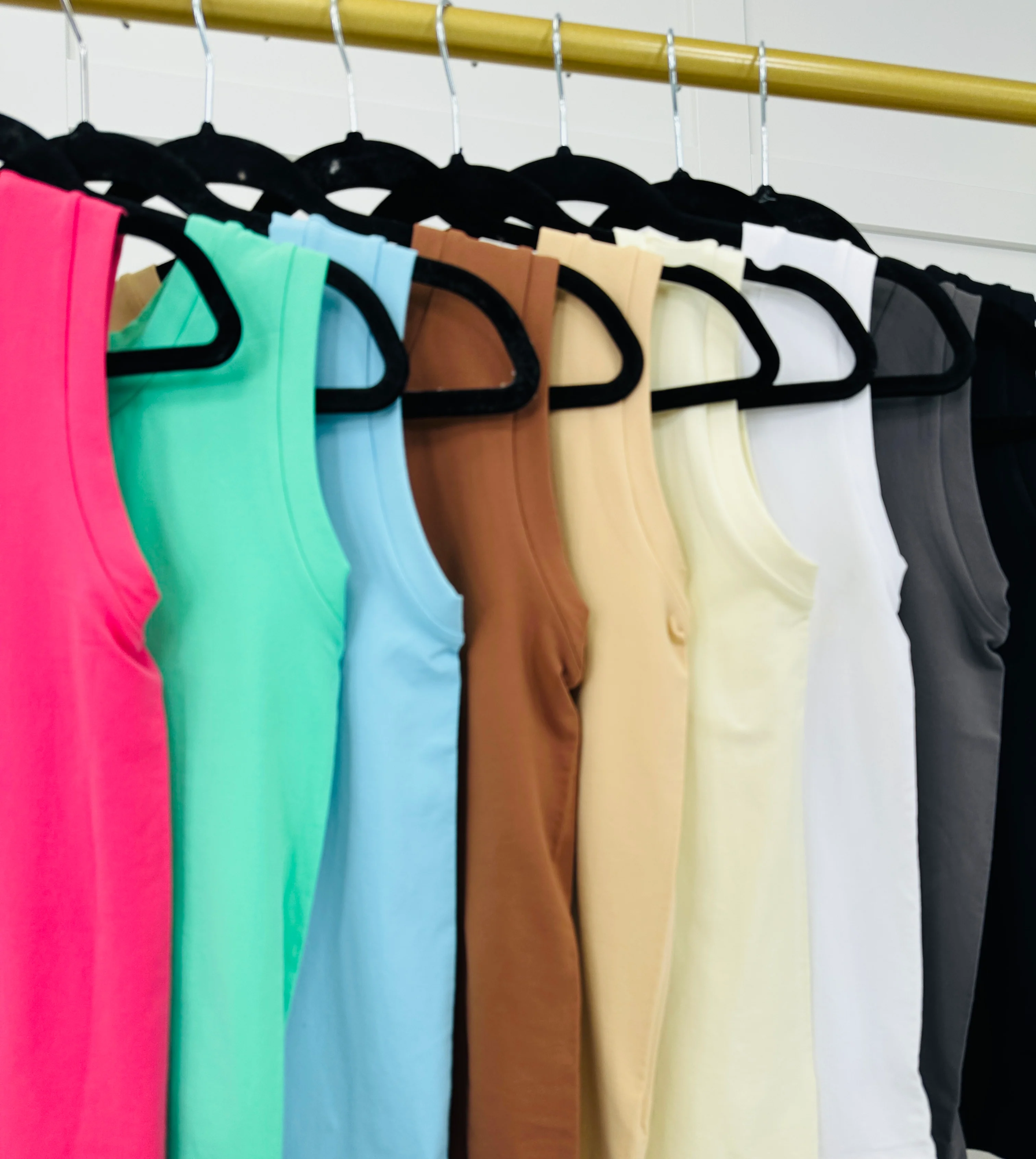 Reversible High Neckline Shapewear Tank Top In Multiple Colors - Image 25