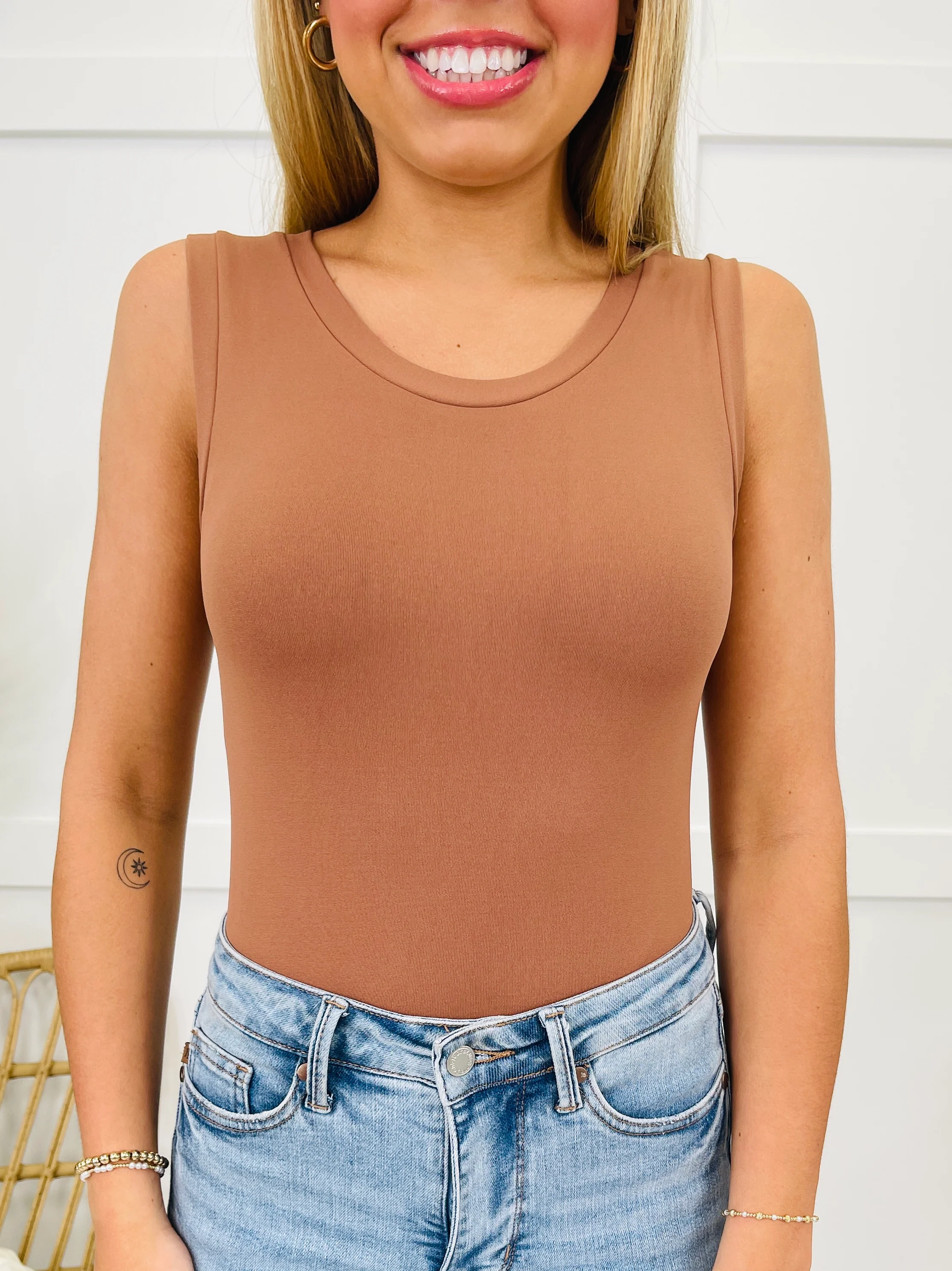 Reversible High Neckline Shapewear Tank Top In Multiple Colors - Image 9