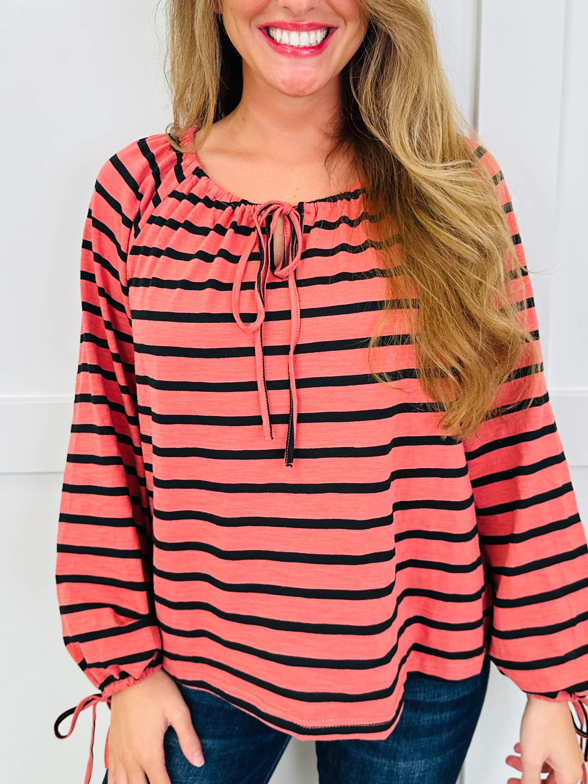 Ribbon & Stripe Top