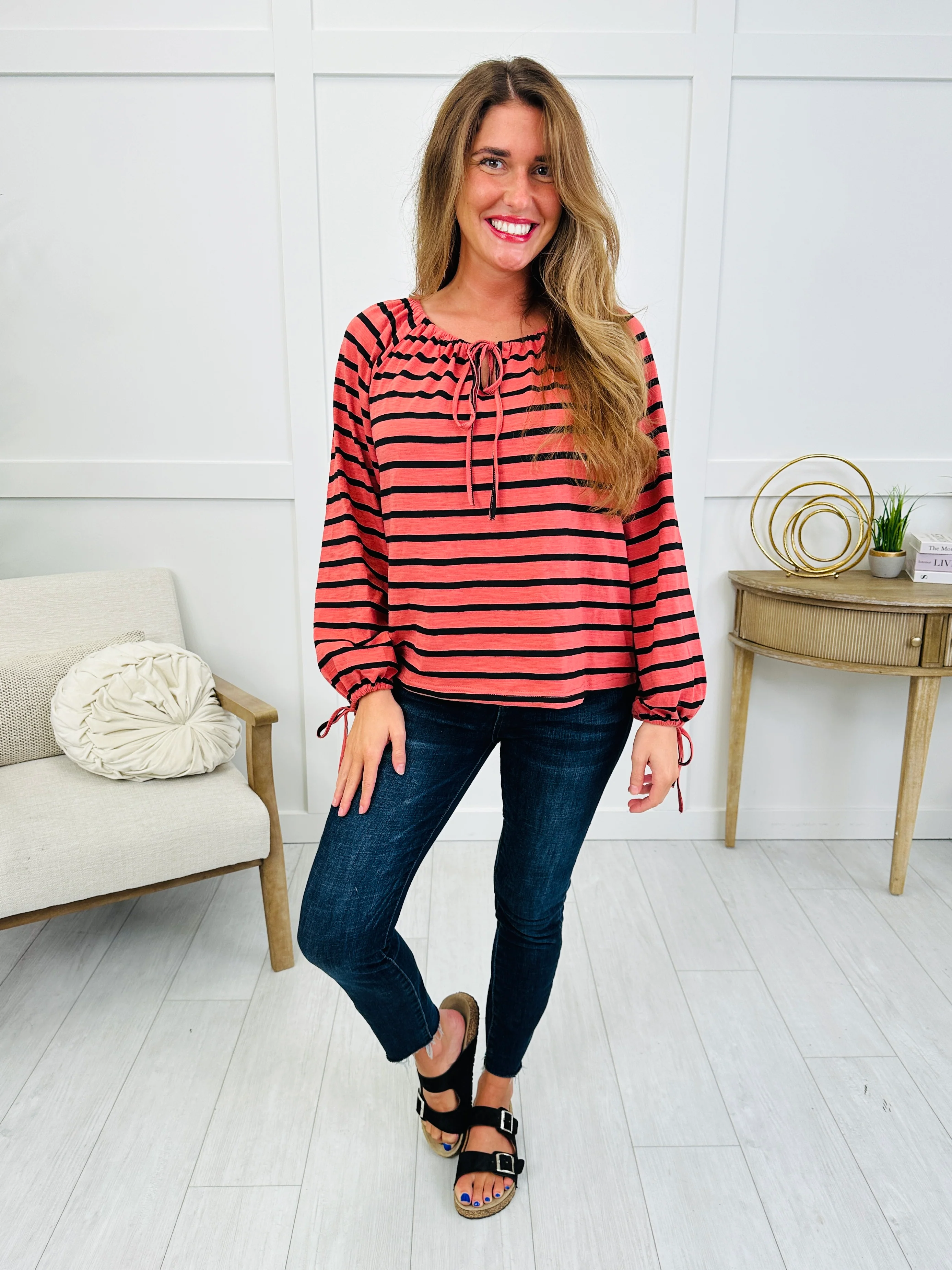 Ribbon & Stripe Top - Image 2